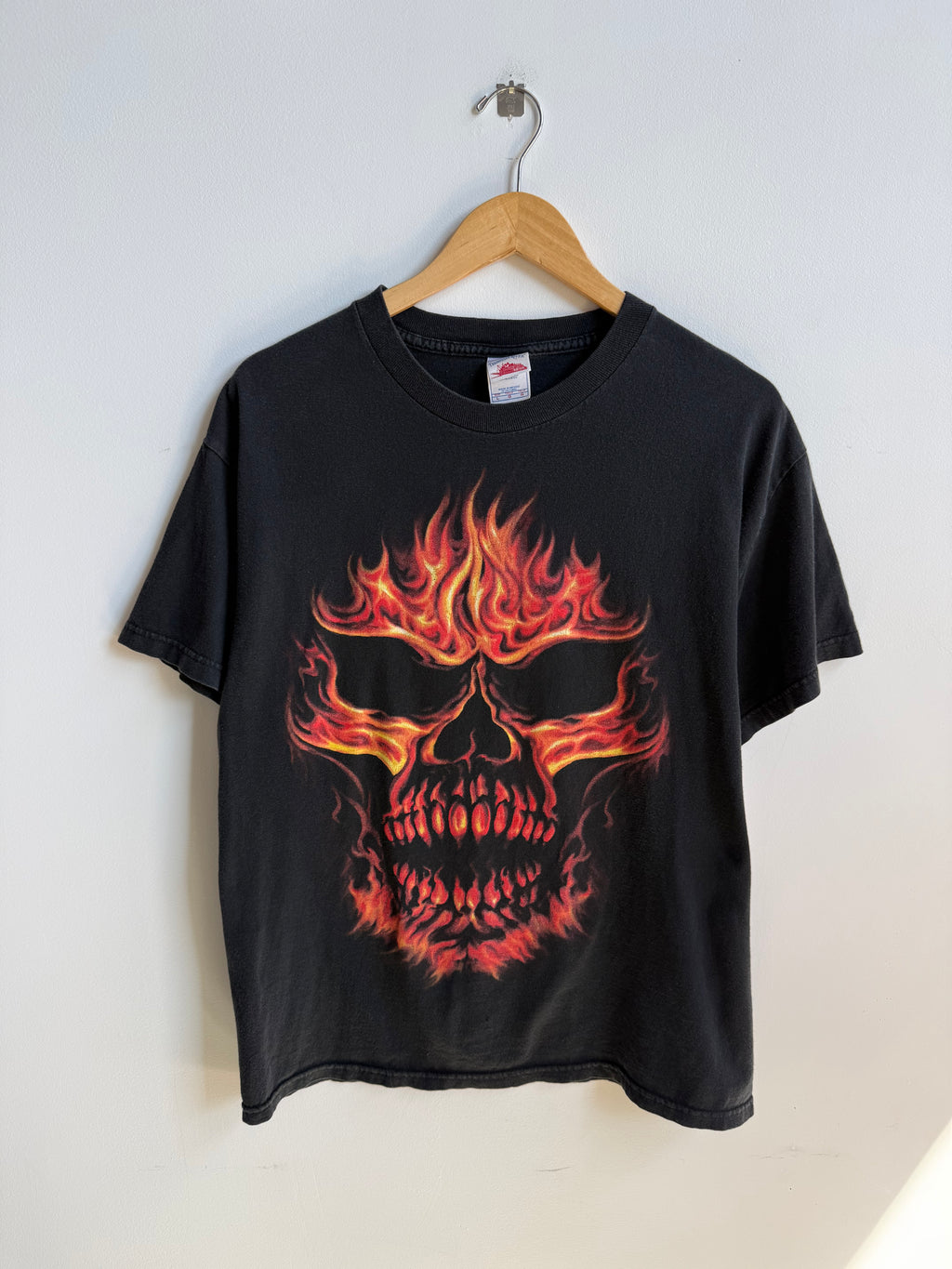(L) Flame Skull Tee