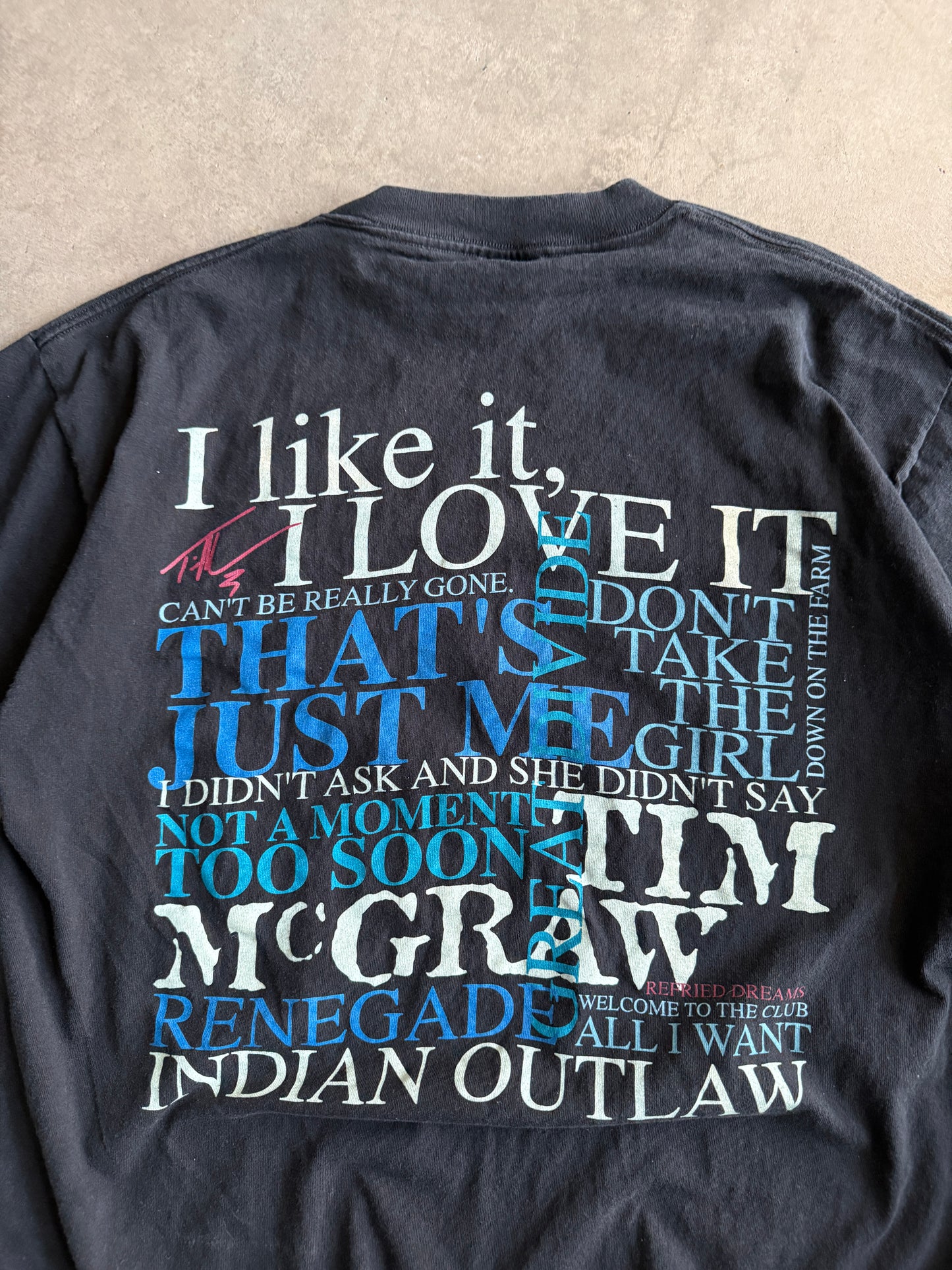 (L) Tim McGraw Tee