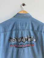 (M) Harley Davidson Button up Shirt
