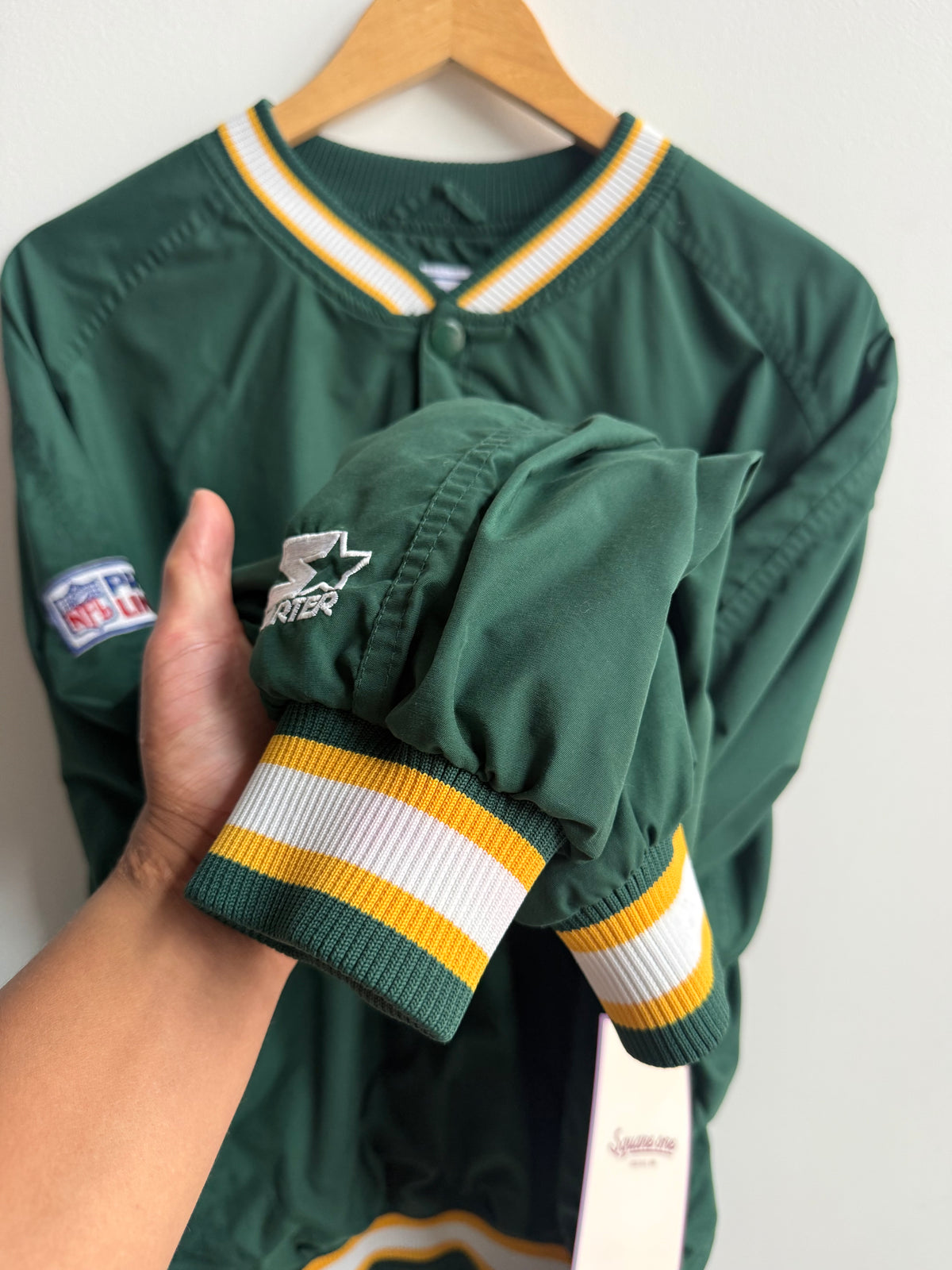 (M) Green Bay Packers Windbreaker