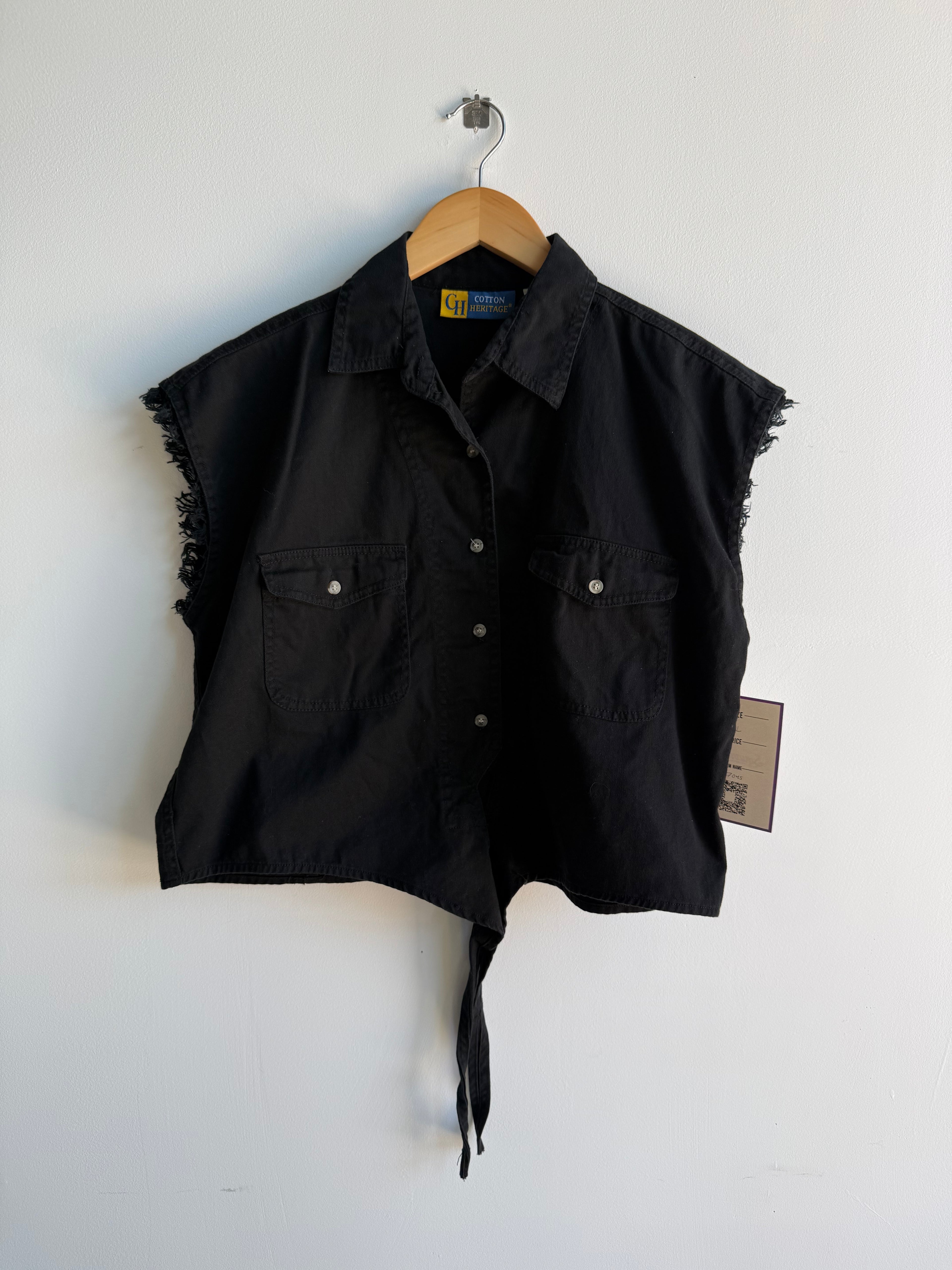 (XL) Harley Davidson Femme Cutoff Shirt