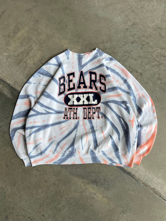 (XL) Bears Tie Dye Crew