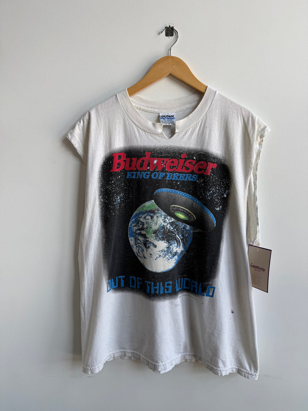 (XL) Budweiser Cutoff Tee