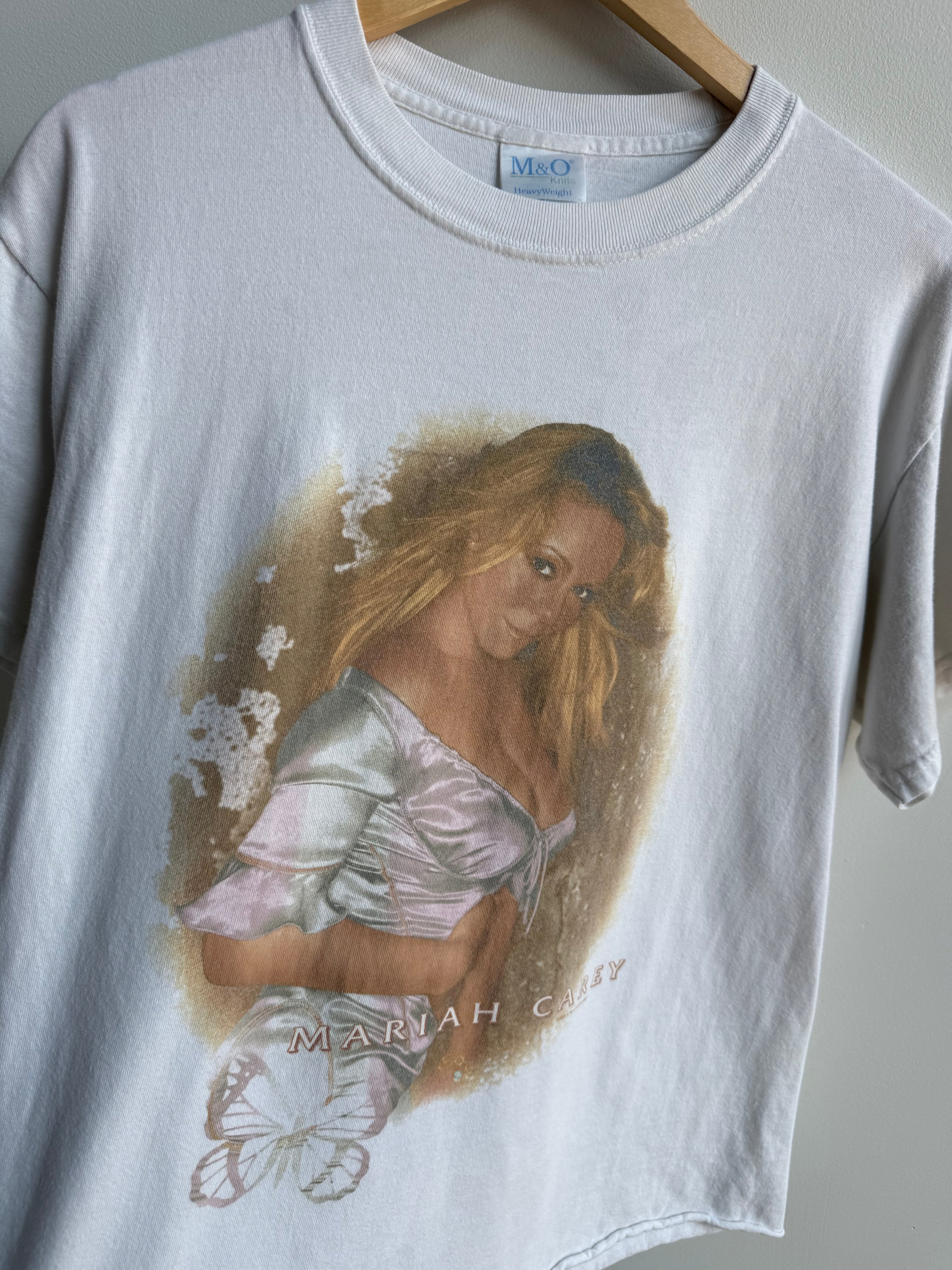 (L) Mariah Carey Cropped Tee