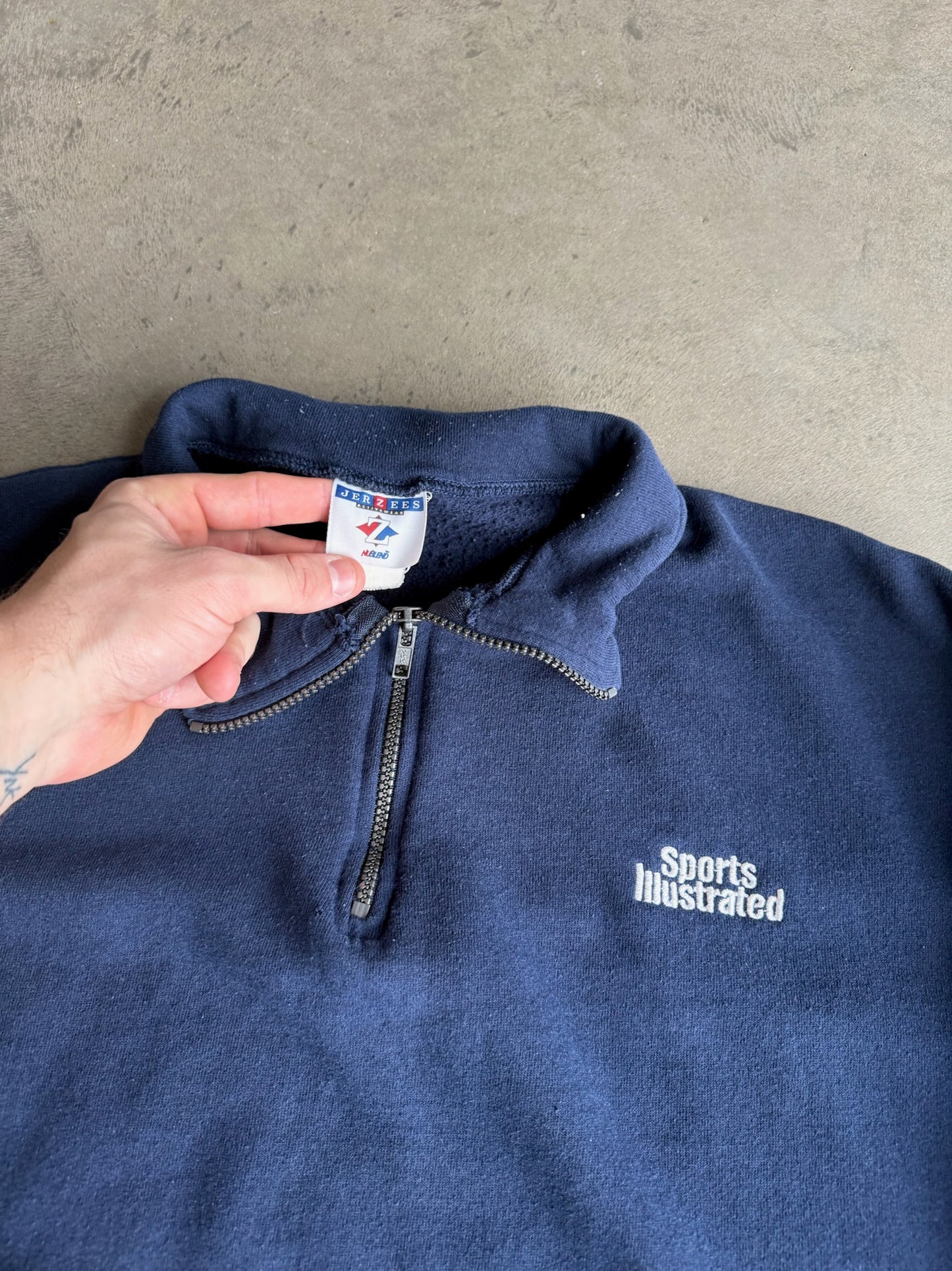 (L) Sports Illustrated Quarter Zip Crew