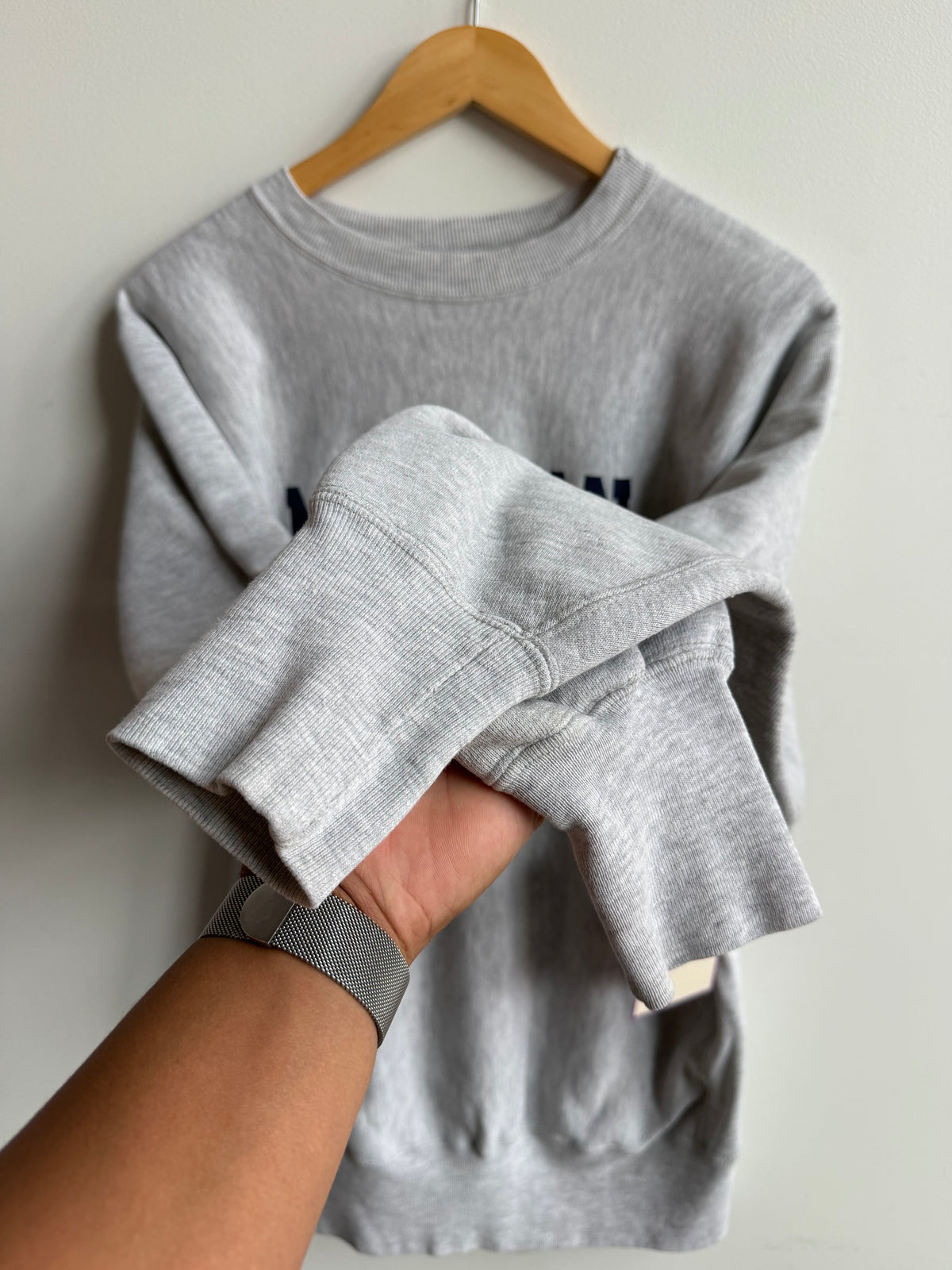 (XL) University of Michigan Champion Reverse Weave Crew