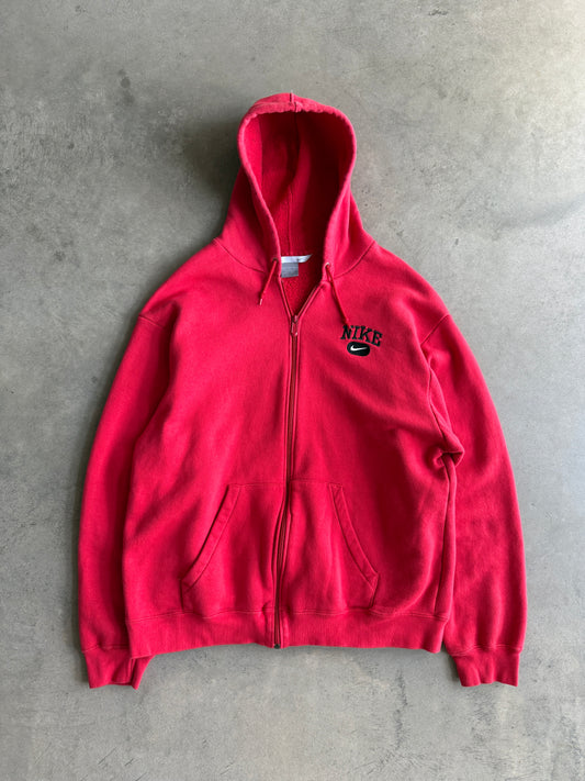 (XXL) Nike Red Zip Up Hoodie