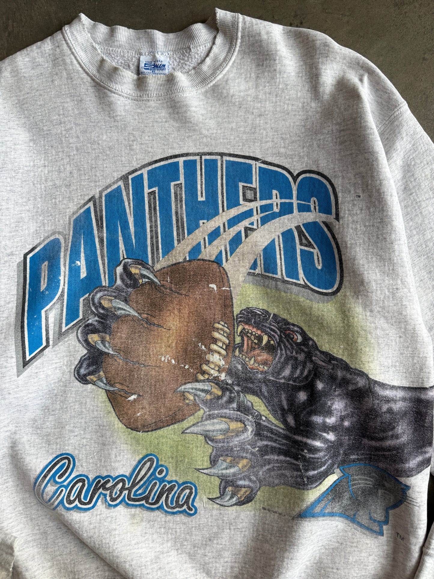 (XL) Carolina Panthers Wrap Around Crew