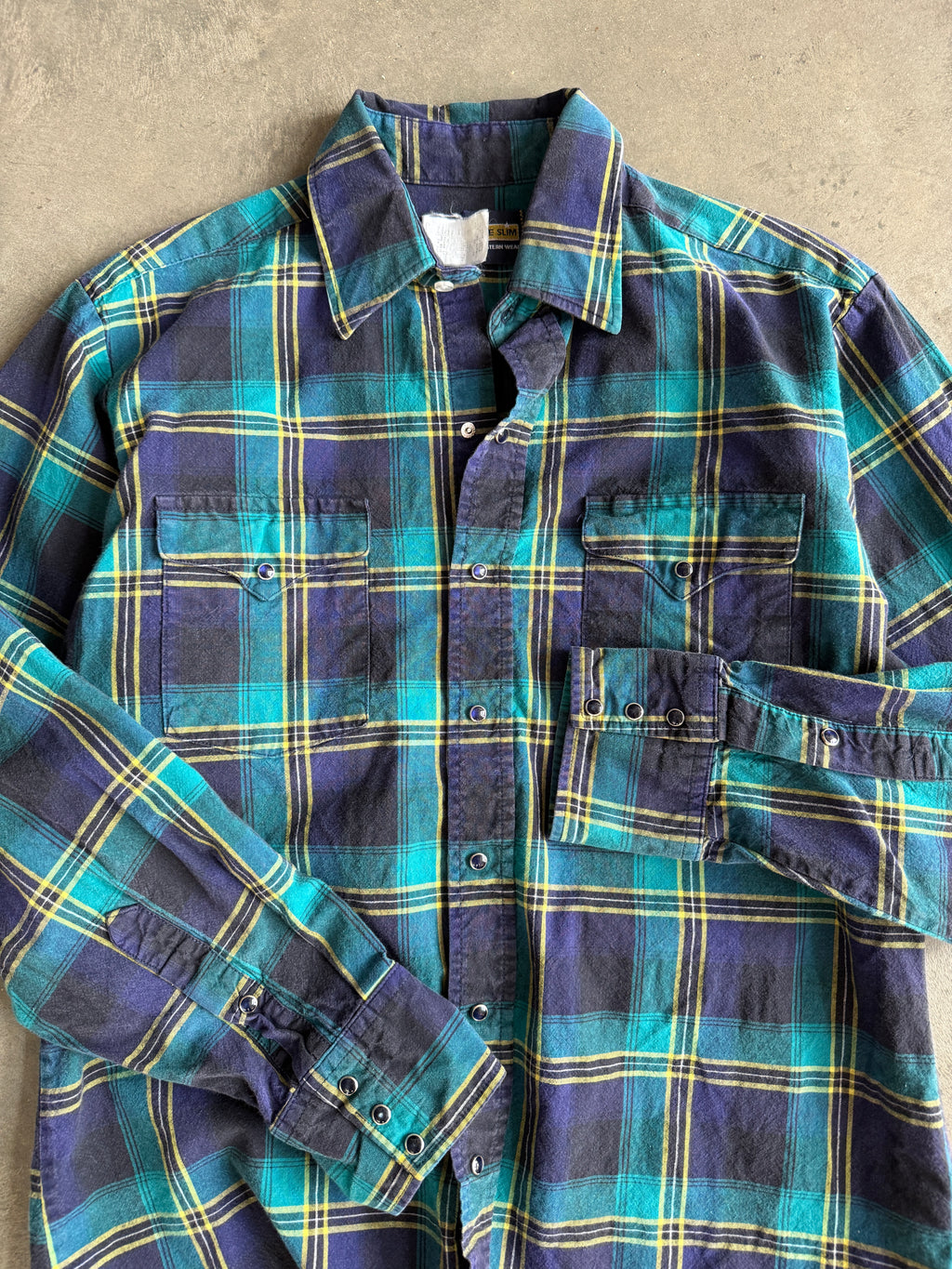 (L) Panhandle Slim Pearl Snap Shirt