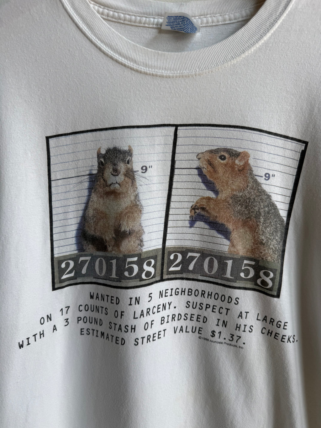 (XL) Wanted Squirrel Tee