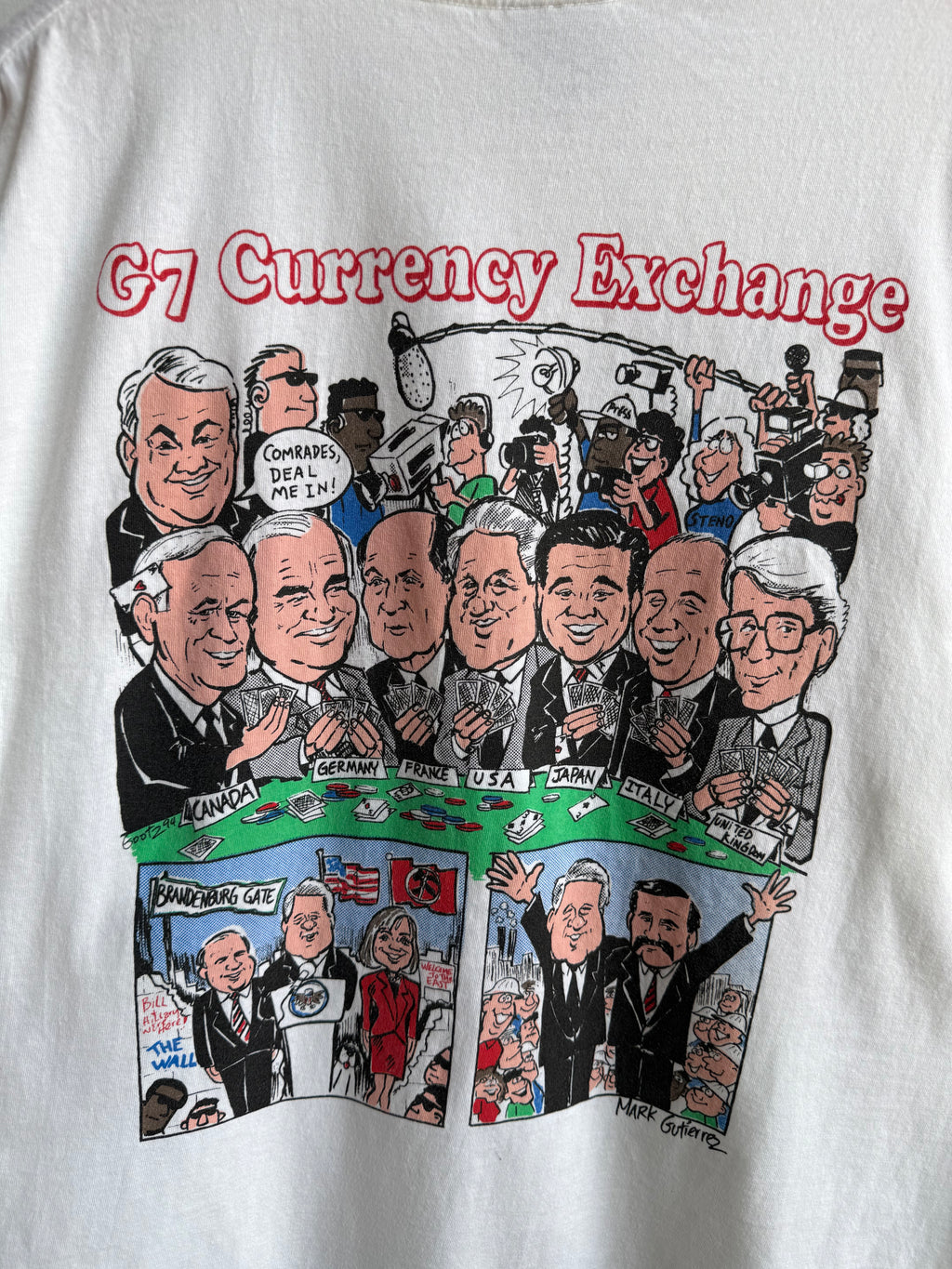 (XL) Bill Clinton Currency Exchange Tee