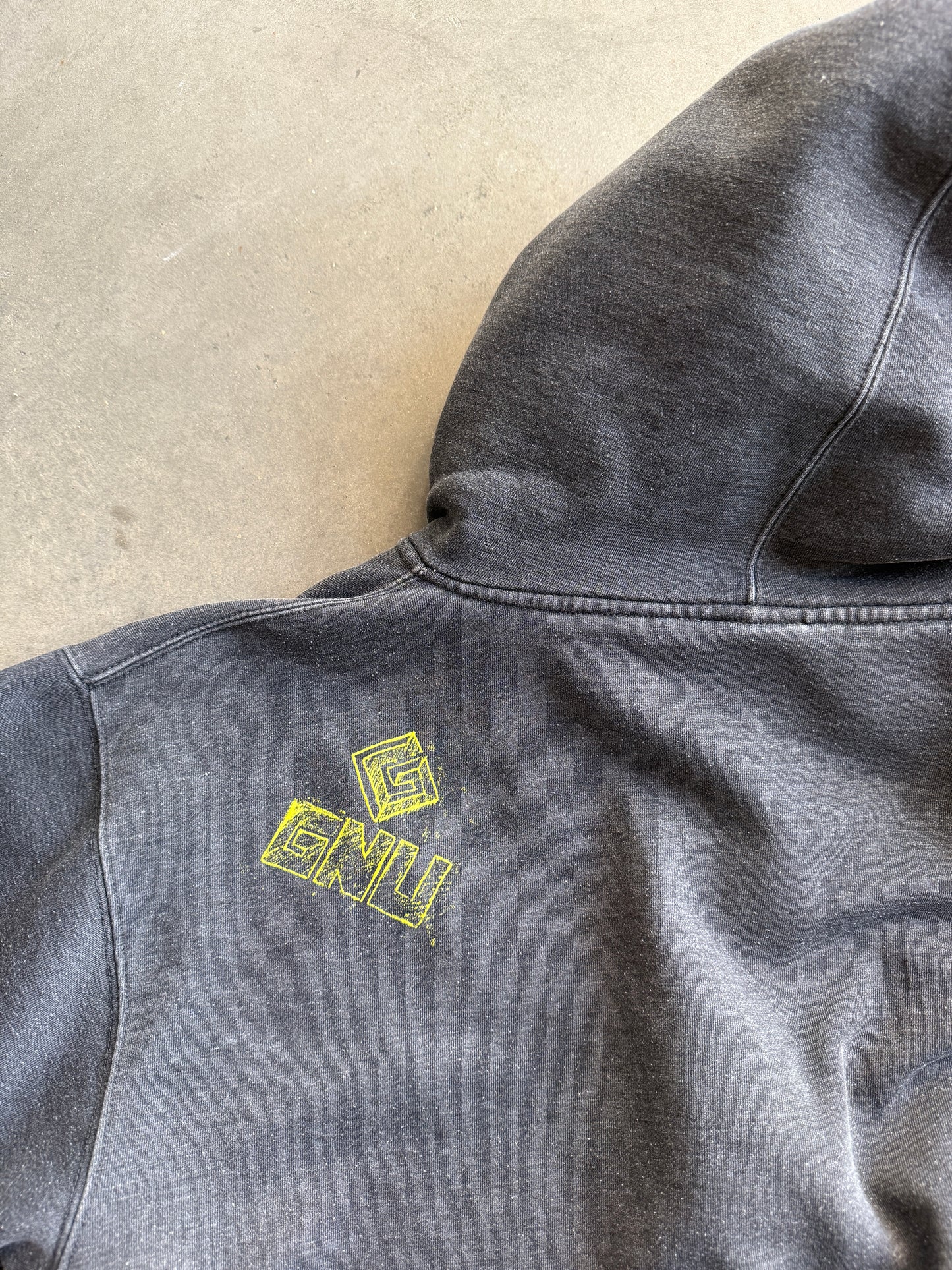 (L) GNU Zip Up Hoodie