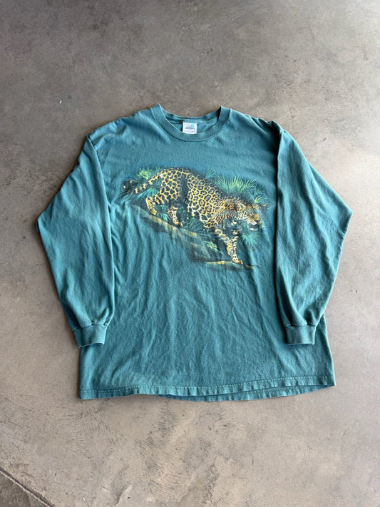 (XL) Leopard Long Sleeve Tee