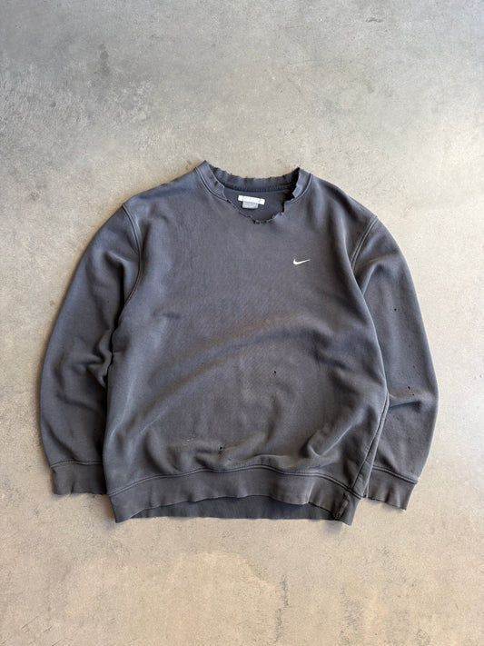 (XL) Black Nike Small Swoosh Crew