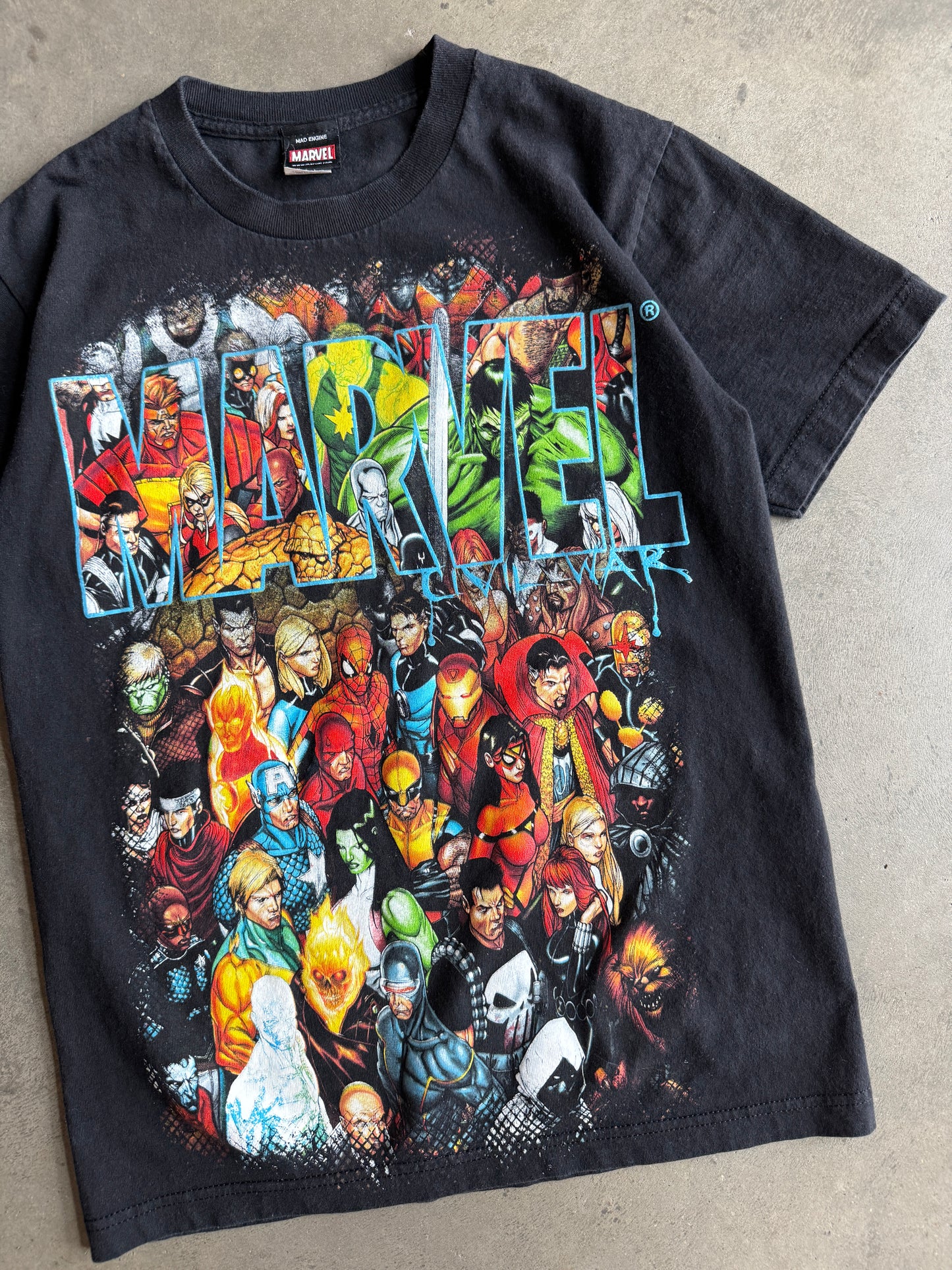 (S) Marvel Mad Engine Tee