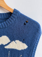 (M) Woolrich Horse Prairie Scene Sweater Vest