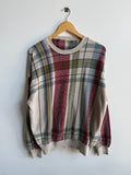 (L) Striped Sweater