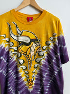 (XL) Minnesota Vikings Tie Dye Tee