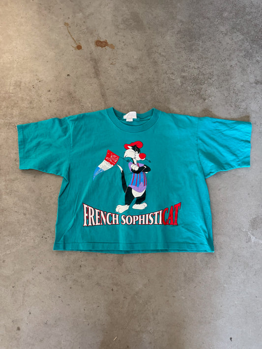 (M) Sylvester the Cat Crop Tee