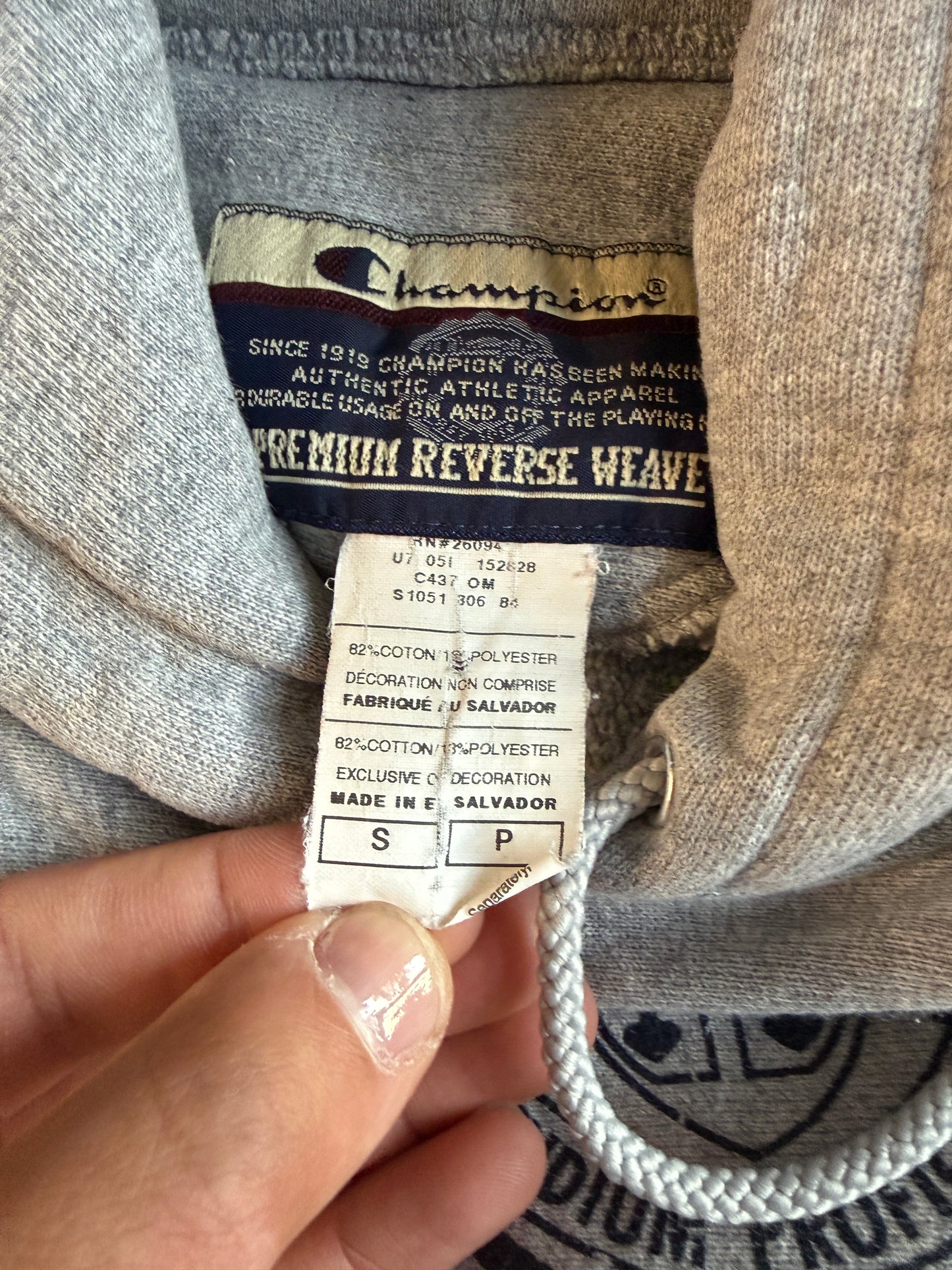 (S) AIB Champion Reverse Weave Hoodie