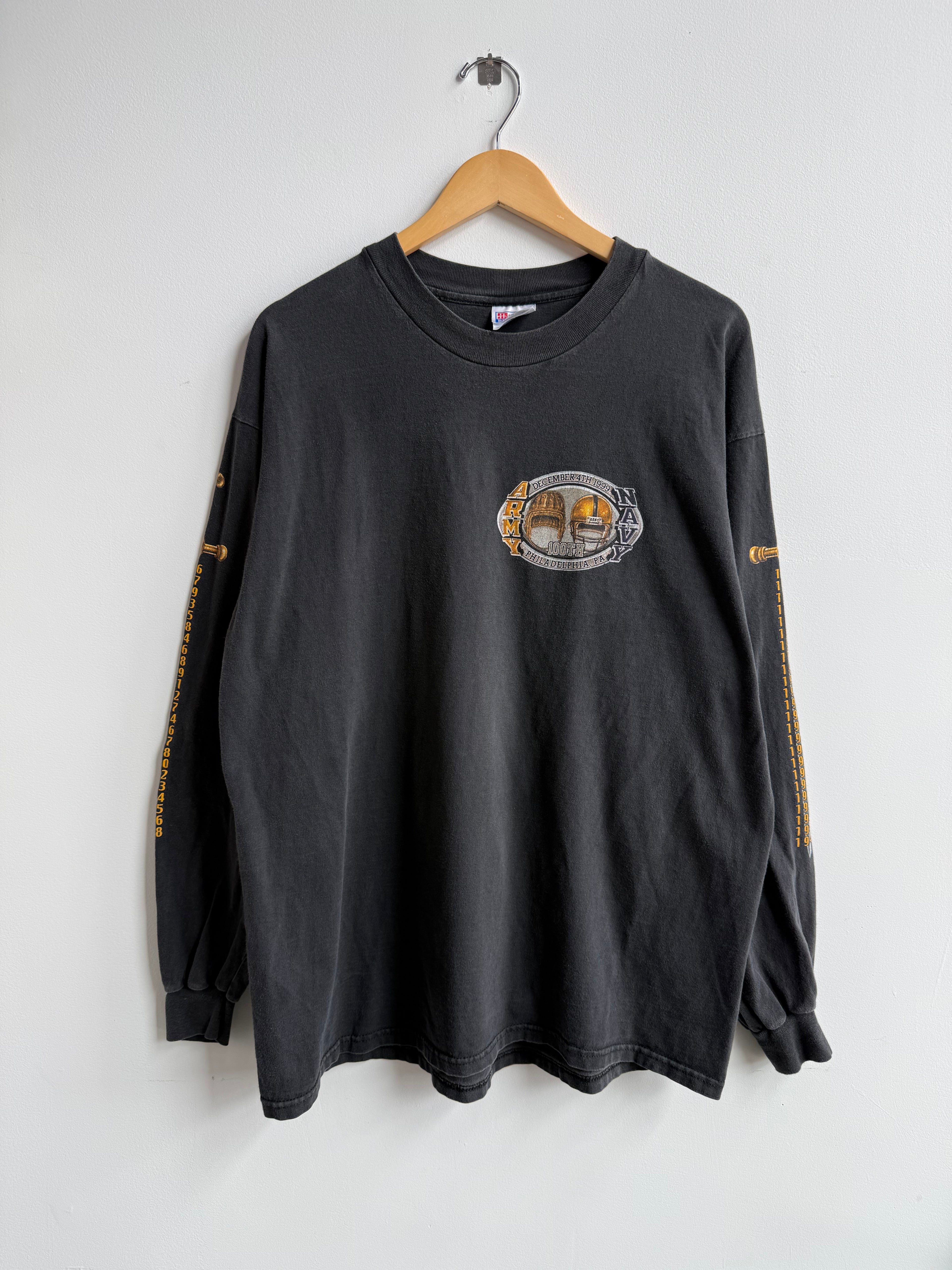 (XL) Army vs Navy Longsleeve Tee
