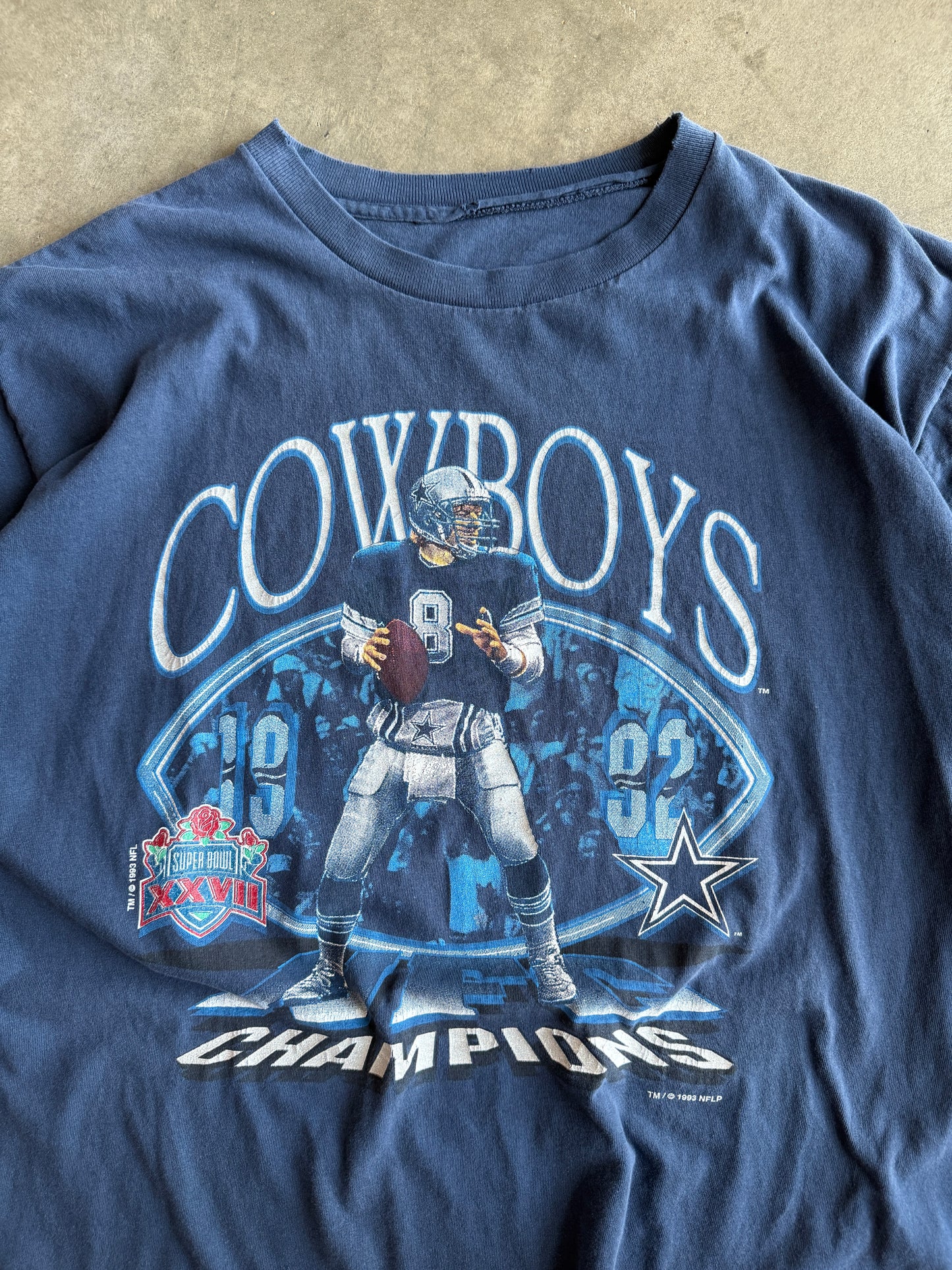(XL) Dallas Cowboys Aikman Champs Tee