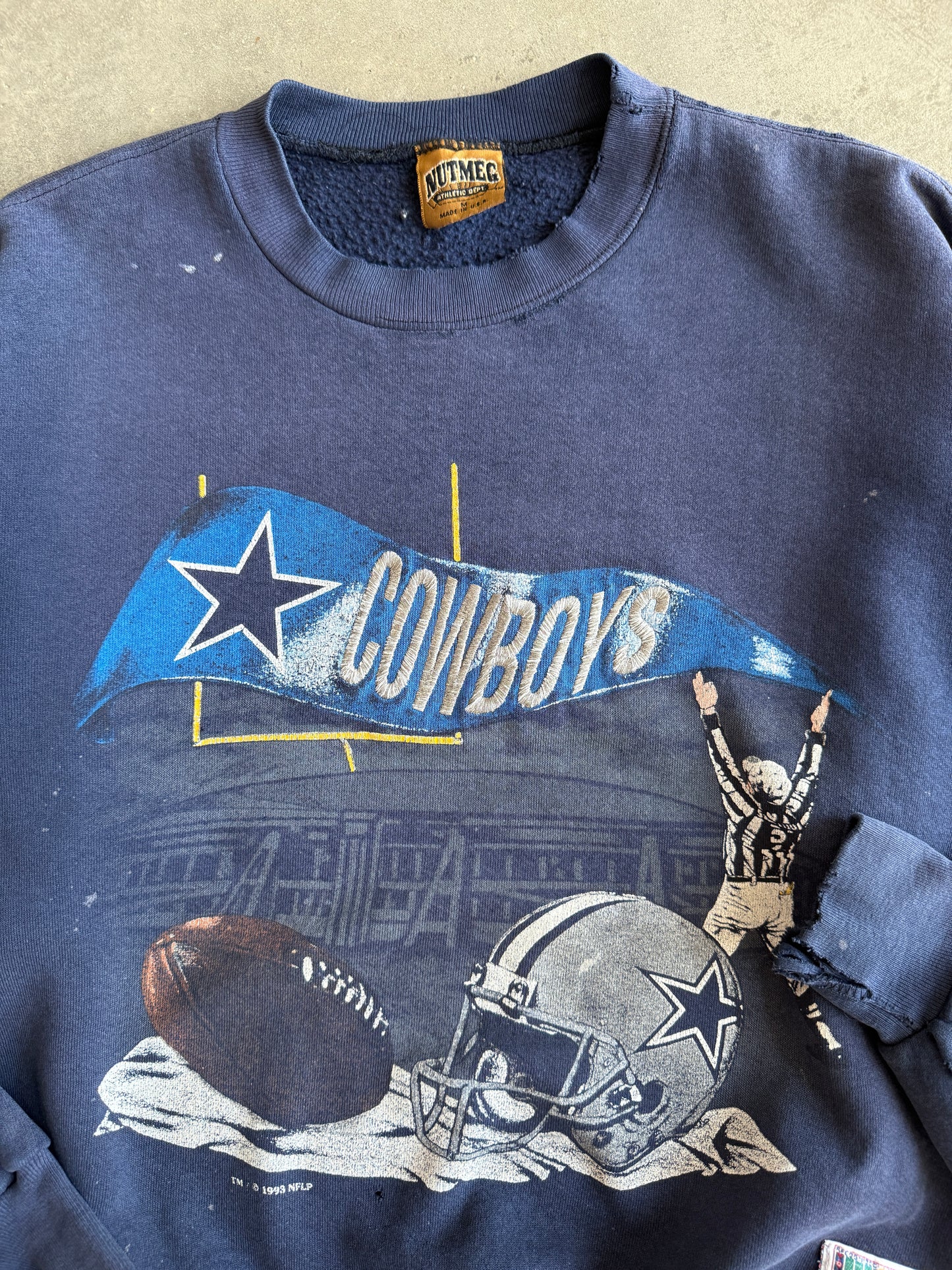 (M) Dallas Cowboys Nutmeg Mills Crew