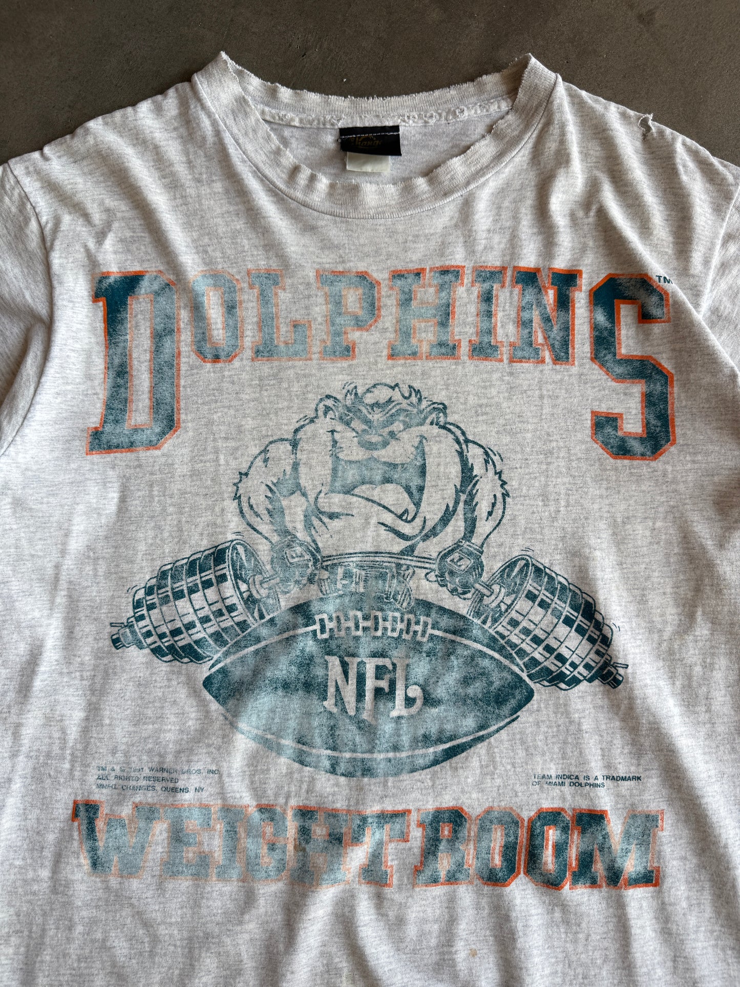 (L) Miami Dolphins Taz Tee