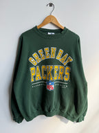 (XL) Green Bay Packers Logo Athletic Crew