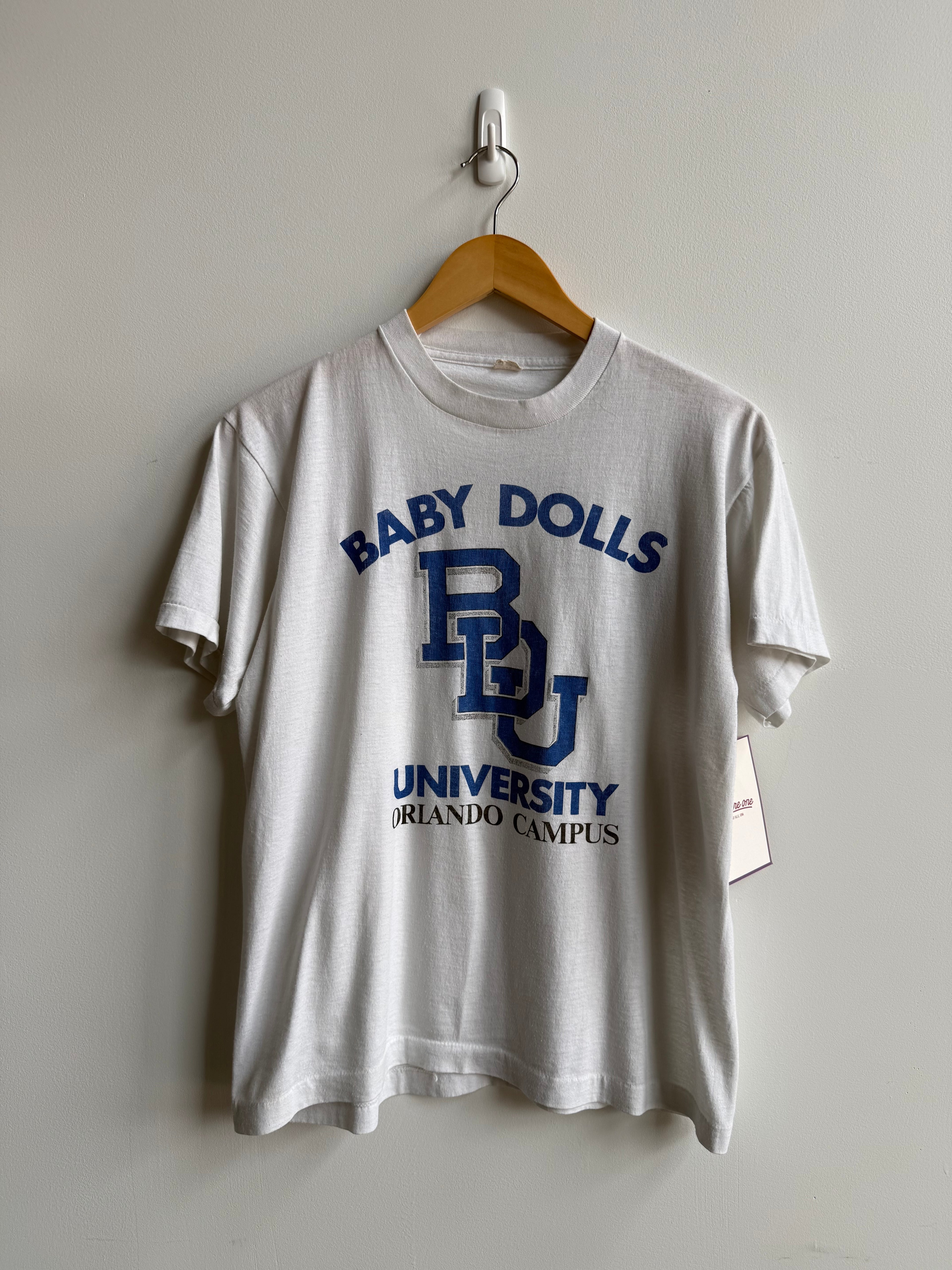 (M) Baby Dolls University Tee