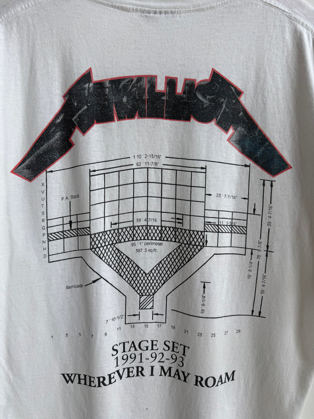 (XL) Metallica Stage Set Tee