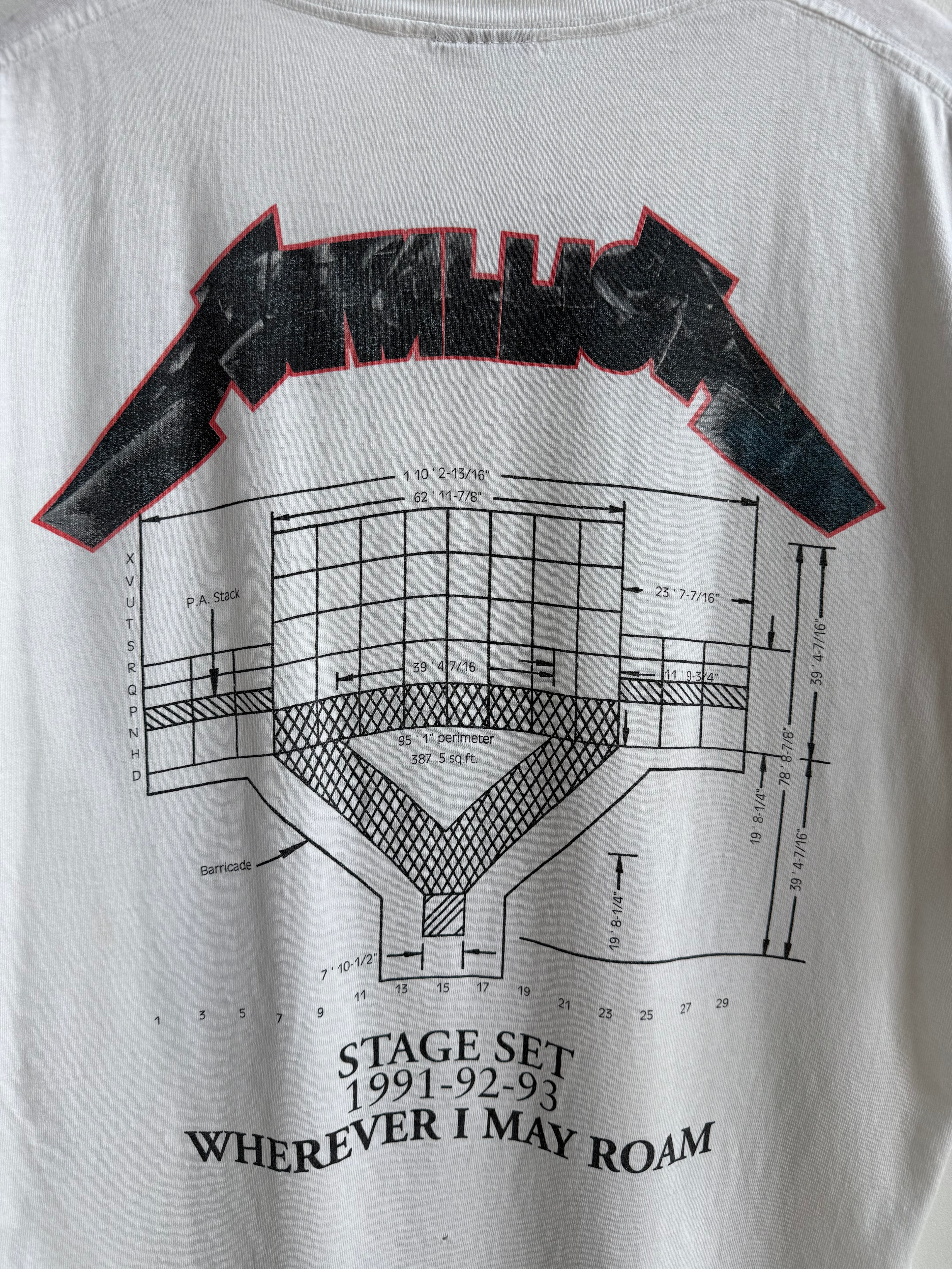 (XL) Metallica Stage Set Tee