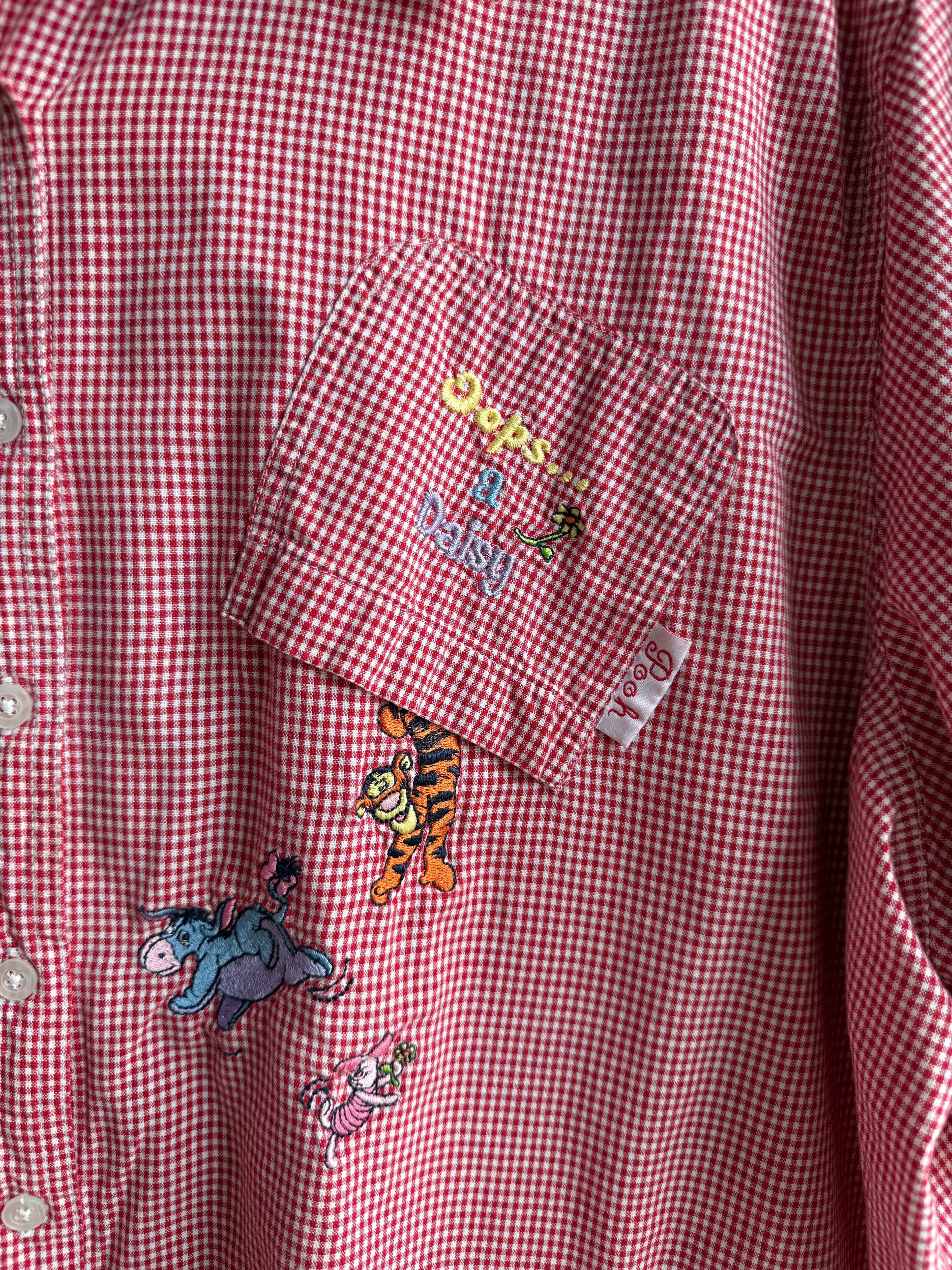 (XXL) Pooh Button Down Shirt