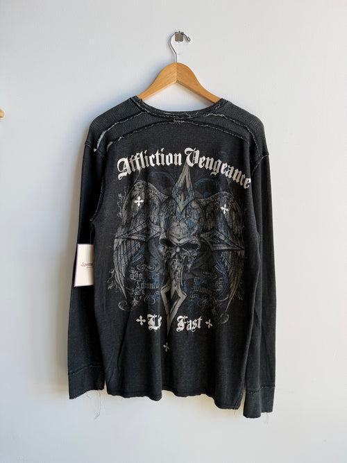 (L) Affliction Thermal Shirt