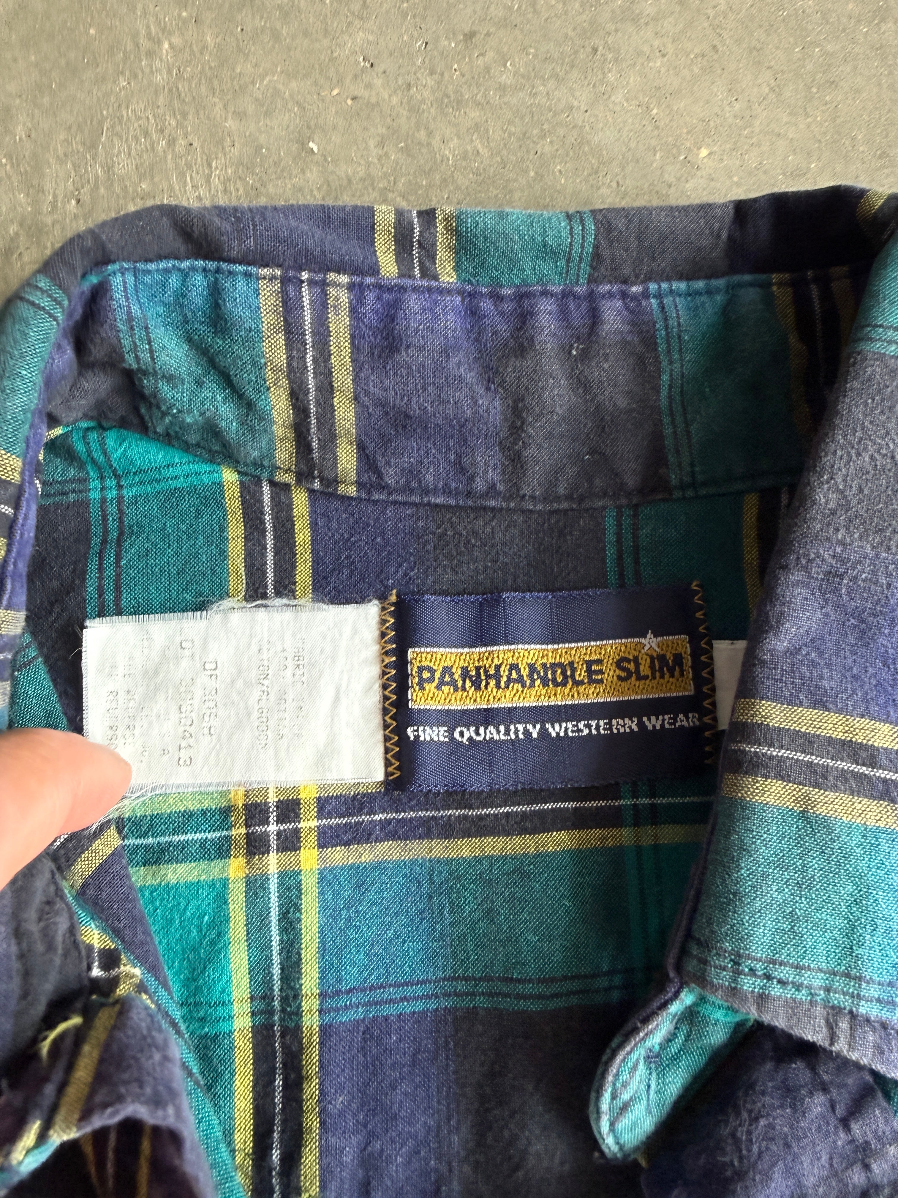 (L) Panhandle Slim Pearl Snap Shirt