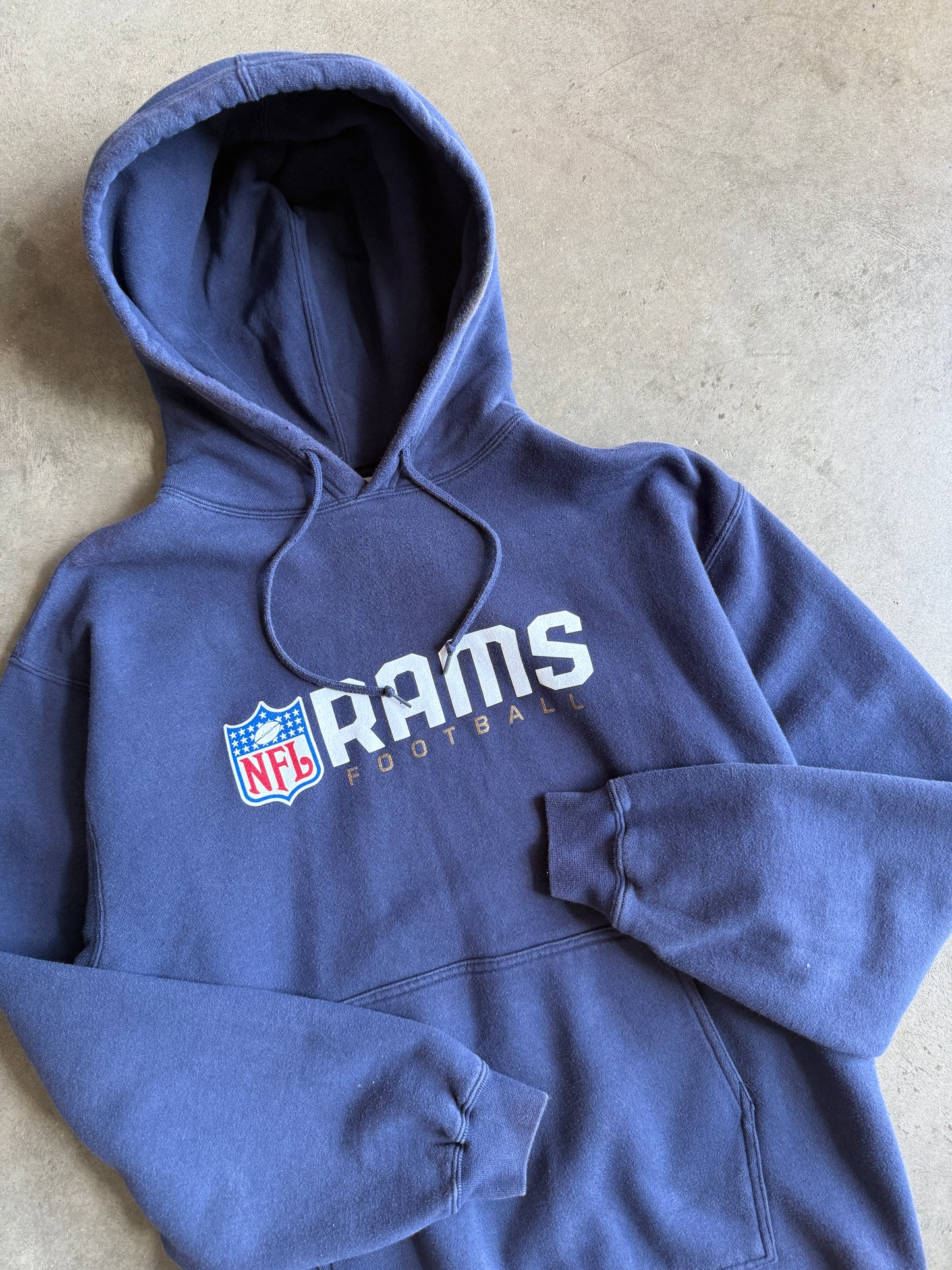 (L) Rams Football Hoodie