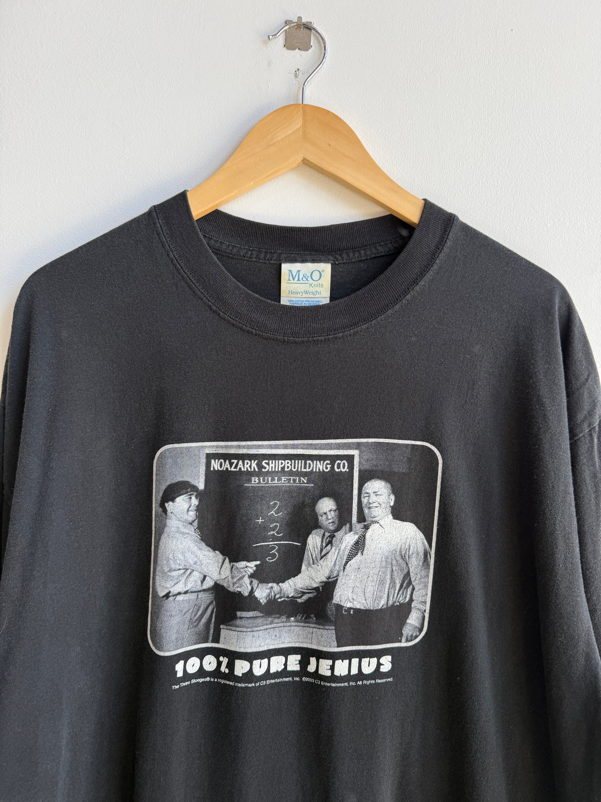 (XL) 100% Pure Genius Three Stooges Tee