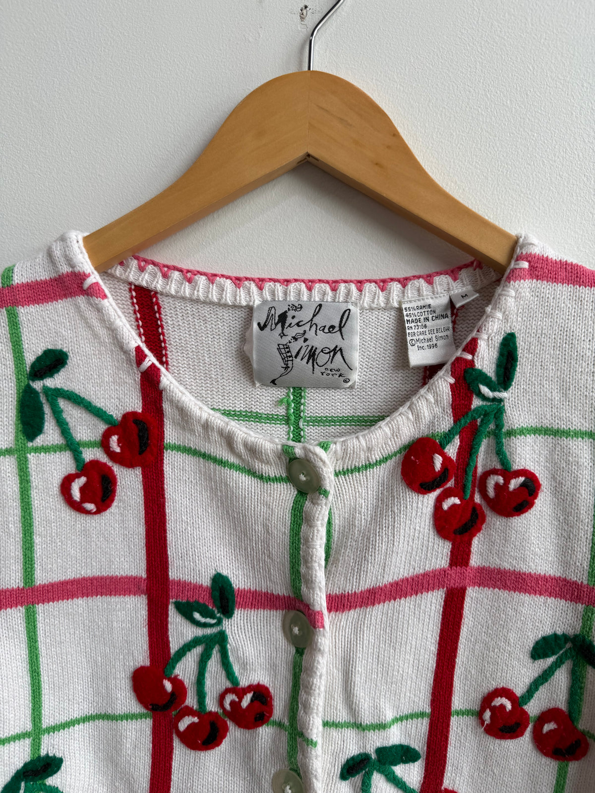 (M) Cherry Sweater