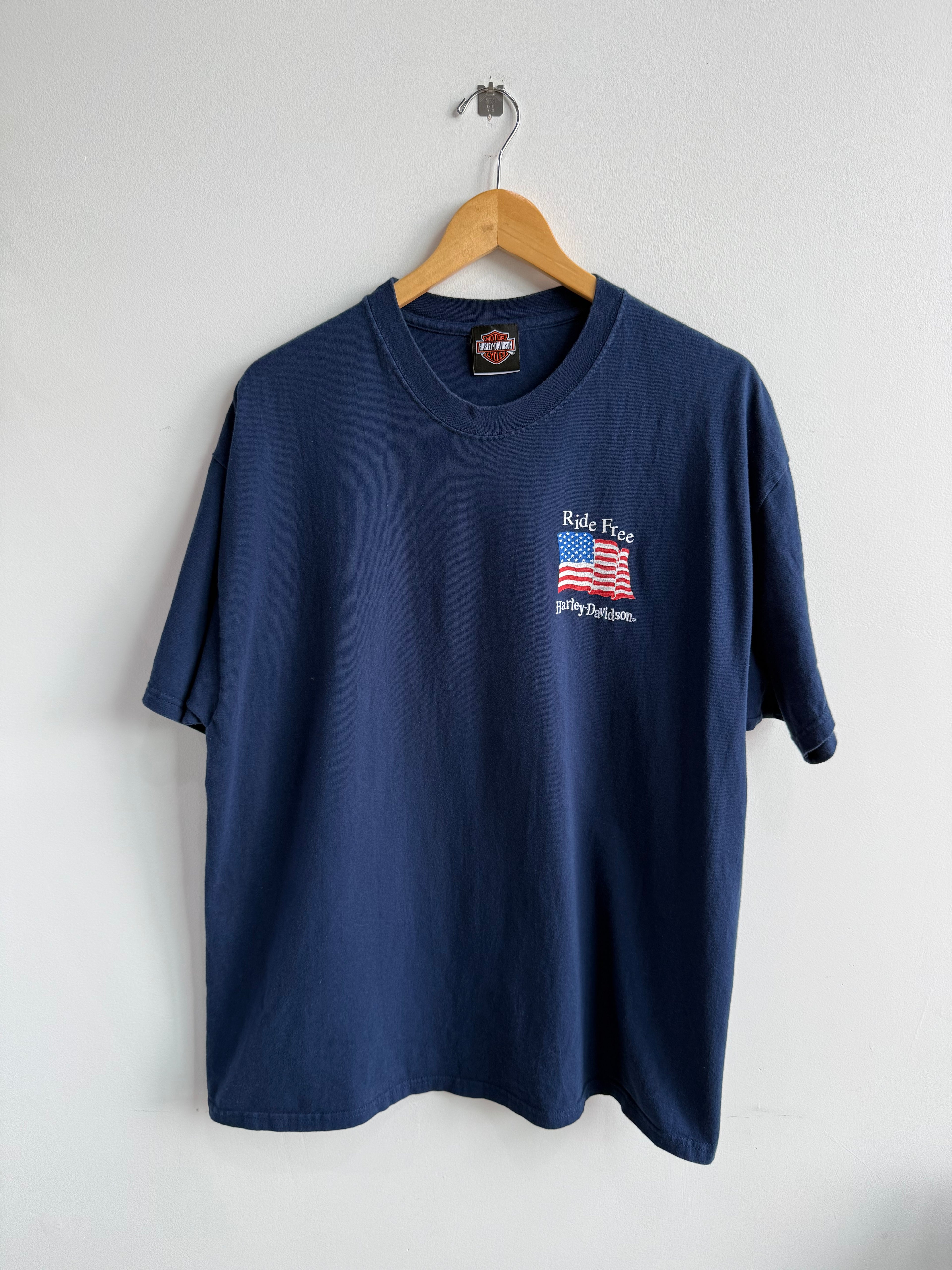 (XL) Harley Davidson Ride Free Waterloo Tee