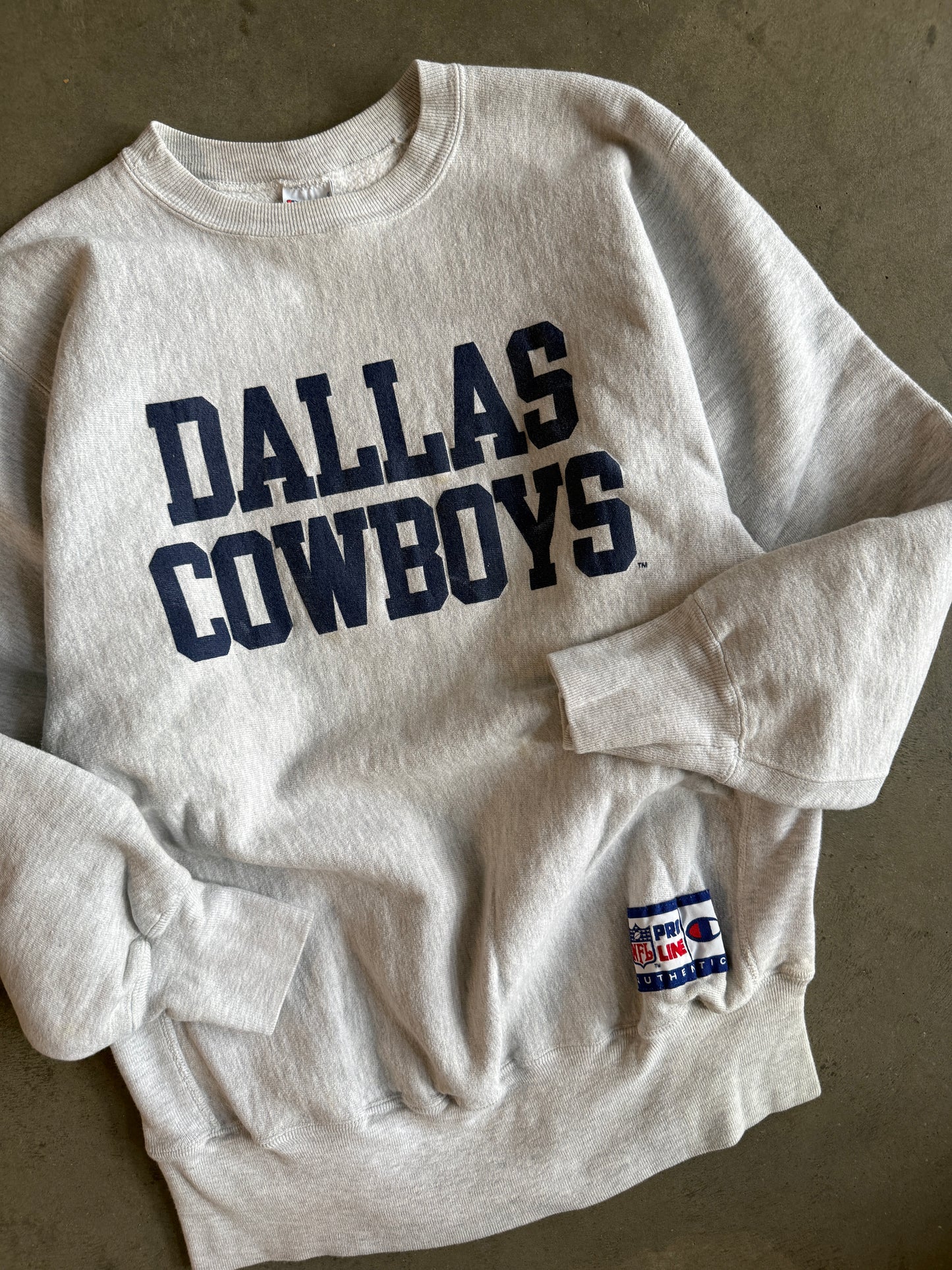 (XL) Dallas Cowboys Champion Reverse Weave Crew