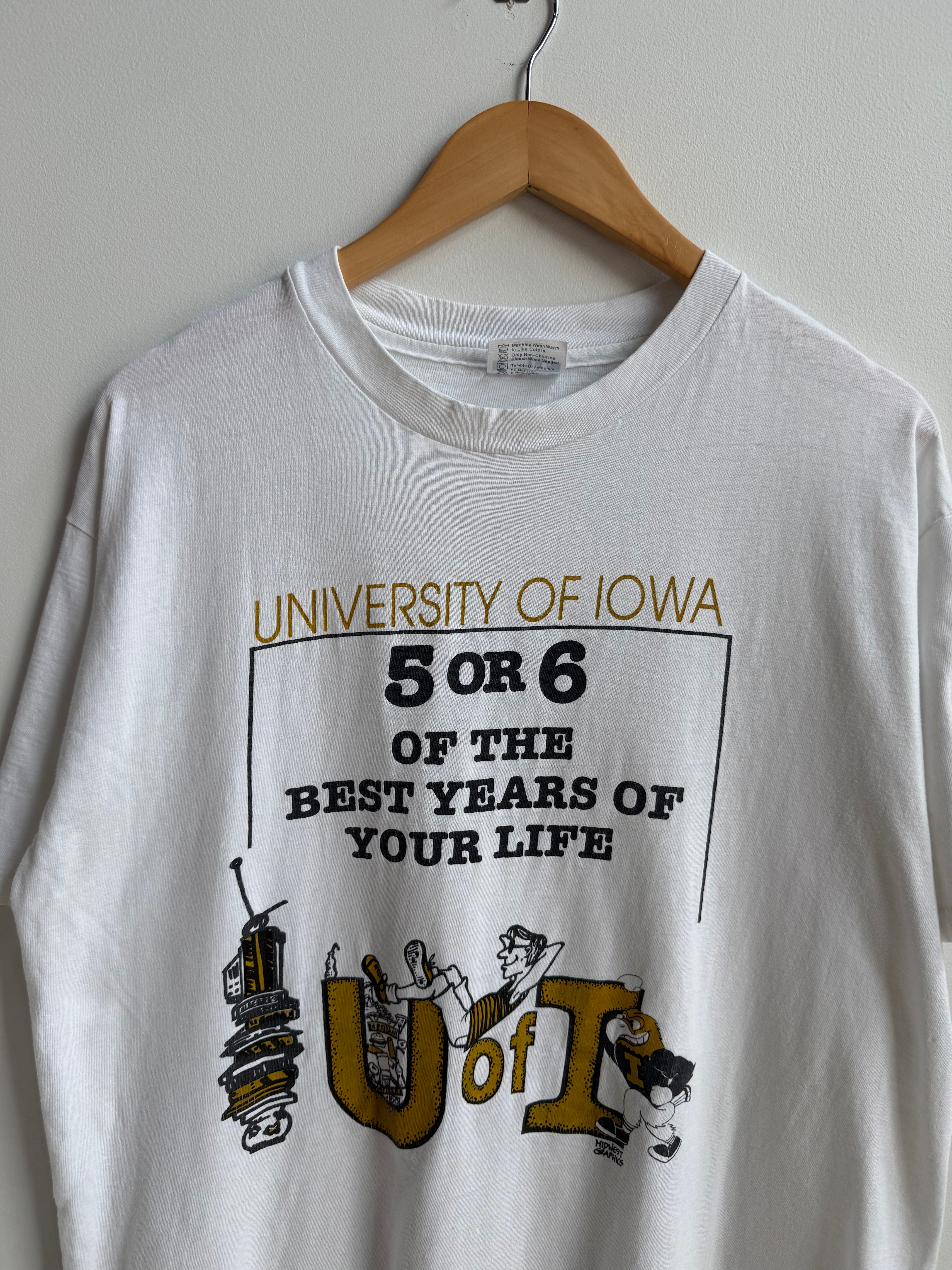 (XL) 5 or 6 Best Year Iowa Tee