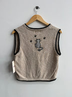(S) Cat Sweater Vest