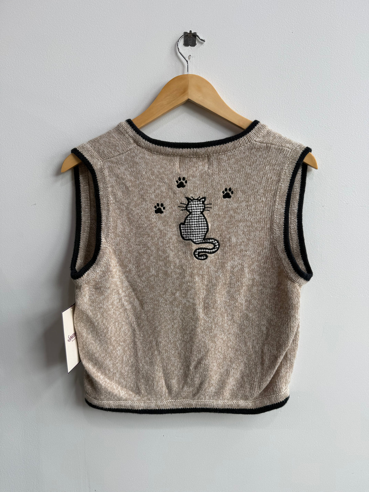 (S) Cat Sweater Vest