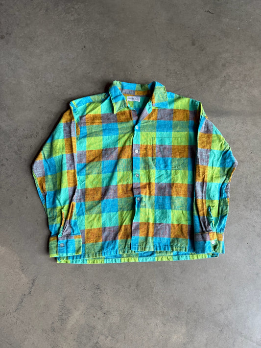 (M) Permanent Press Button Up Shirt
