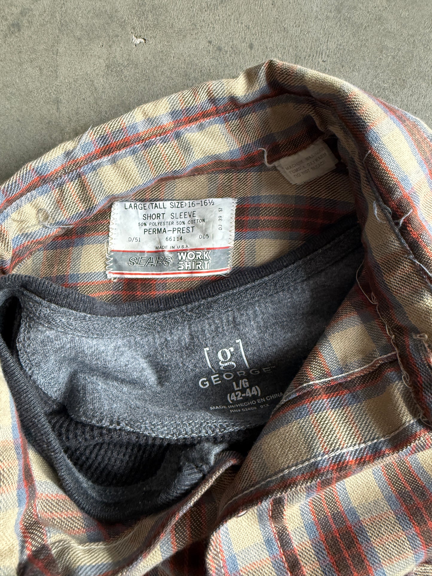 (L) Button Up Work Shirt