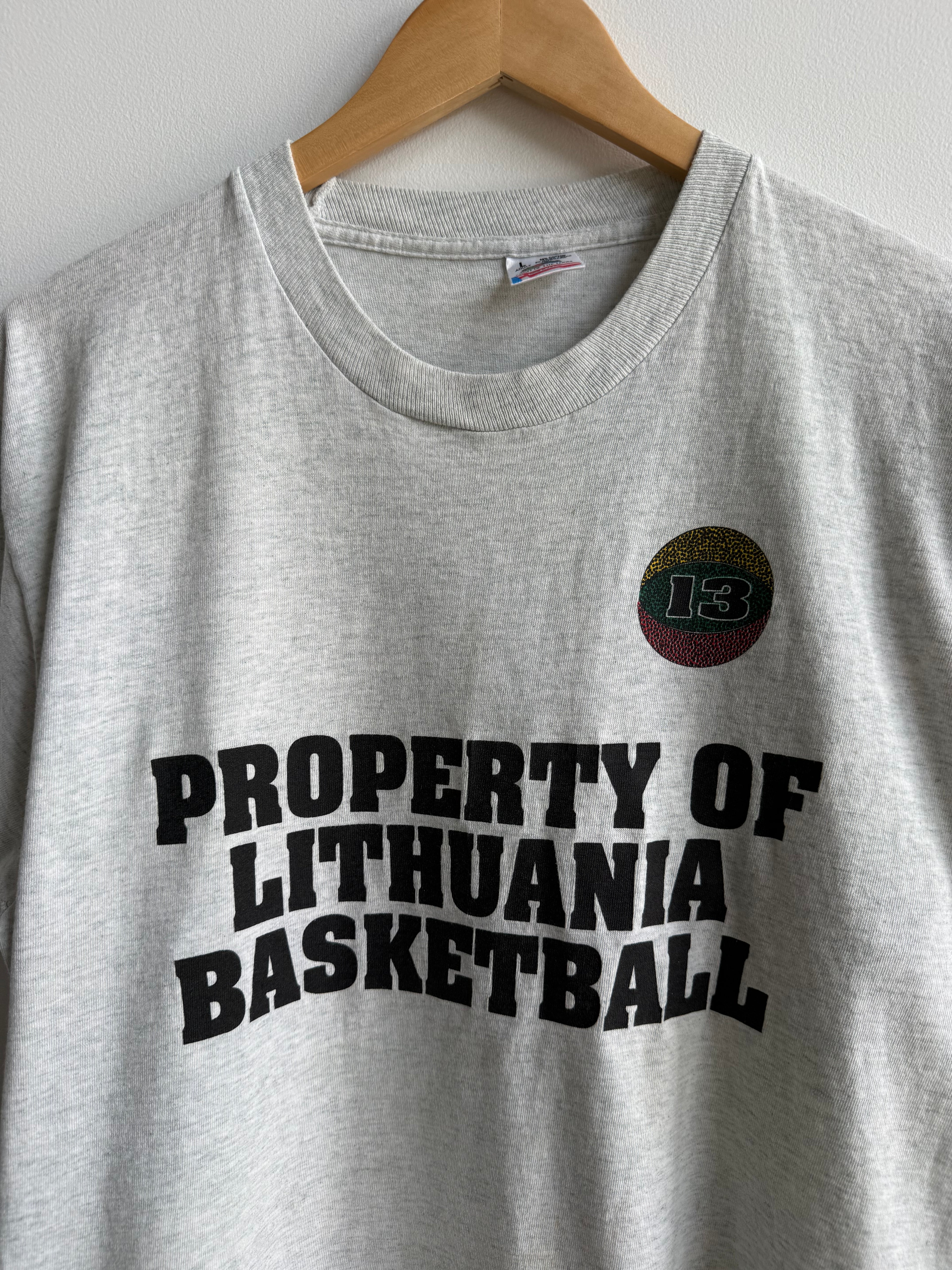 (L) Lithuania Basketball Tee