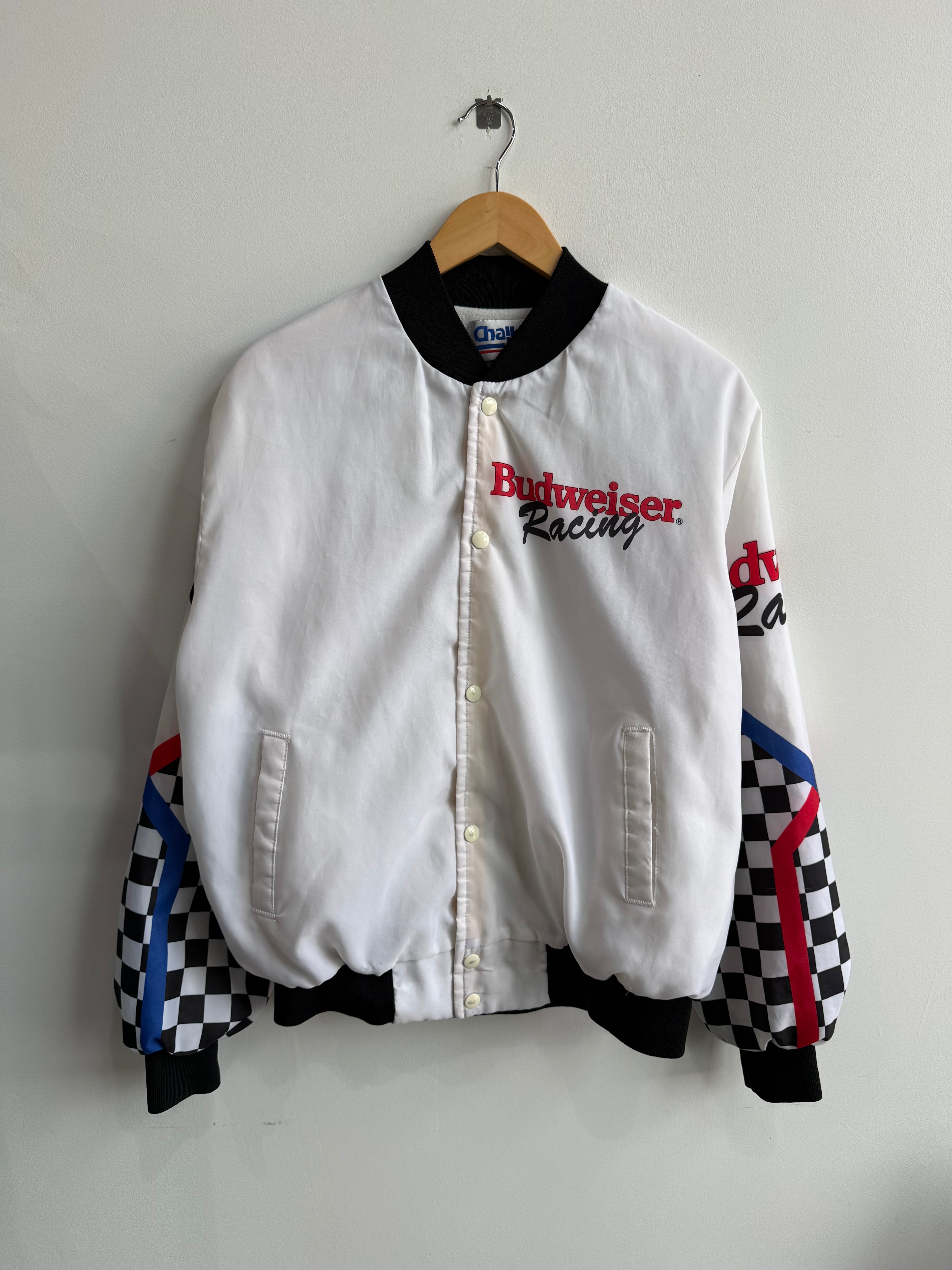 (L) Budweiser Racing Chalk Line Jacket