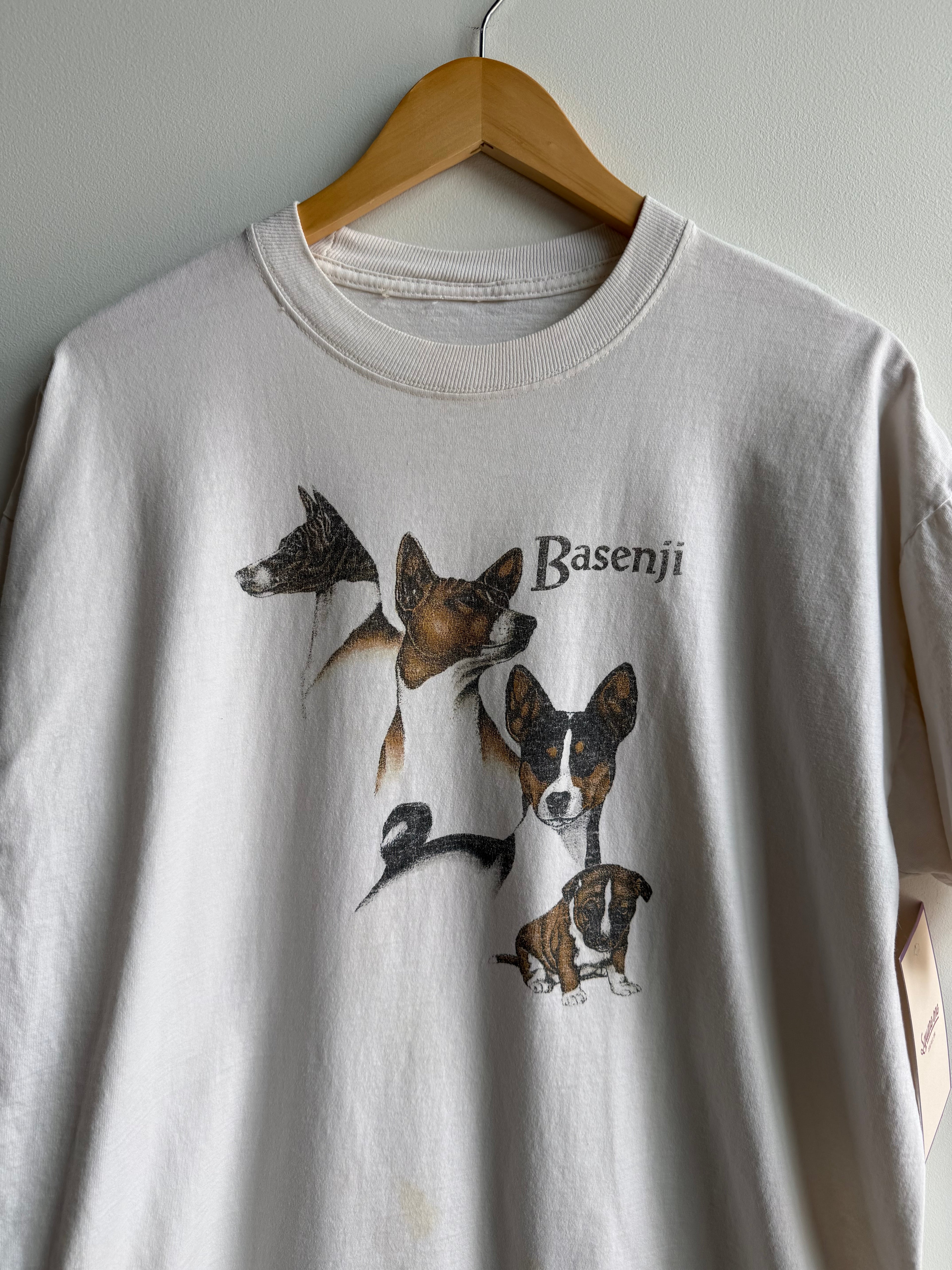 (L) Basenji Dog Tee