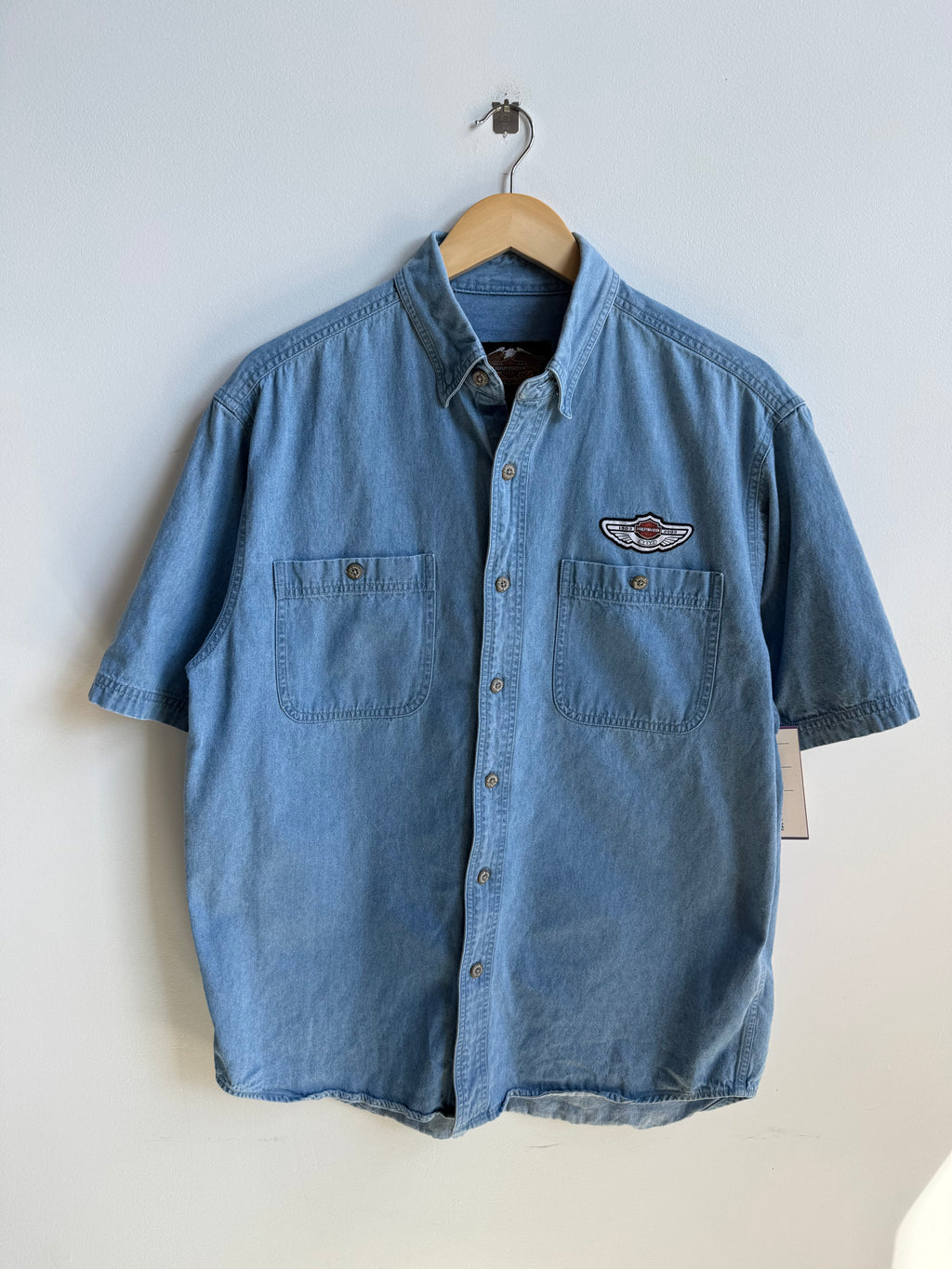 (M) Harley Davidson Button up Shirt