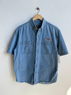 (M) Harley Davidson Button up Shirt